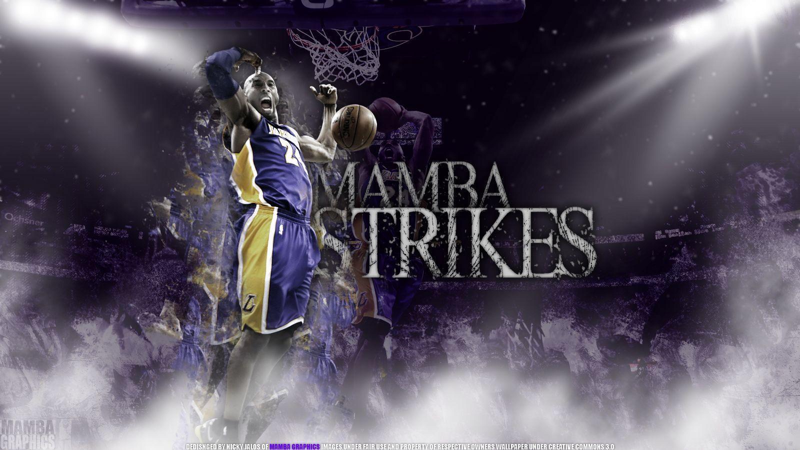 1600x900 Kobe Bryant The Black Mamba Wallpaper