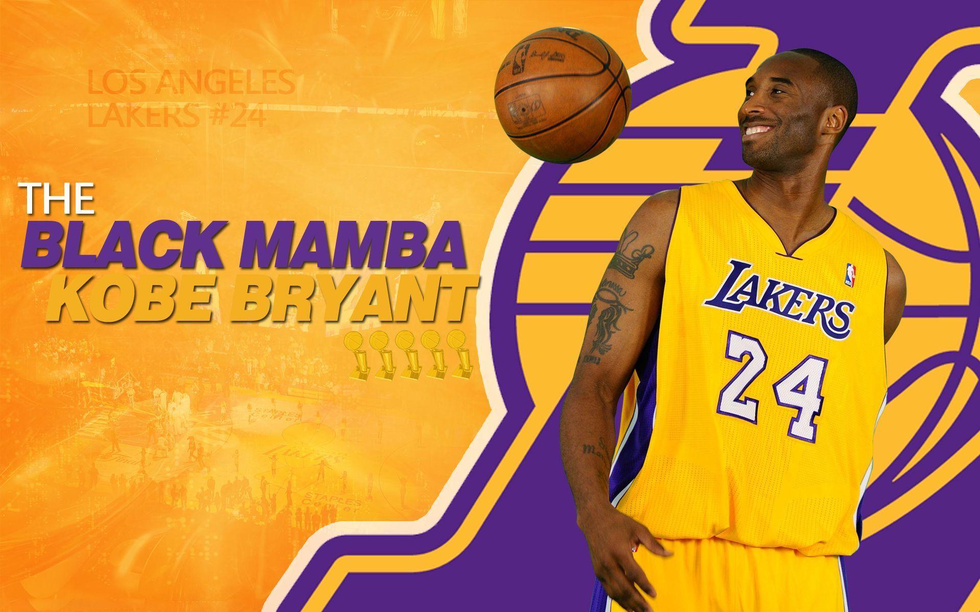 1920x1200 Kobe Bryant Wallpaper Black Mamba Logo Black And White HD Wallpaper