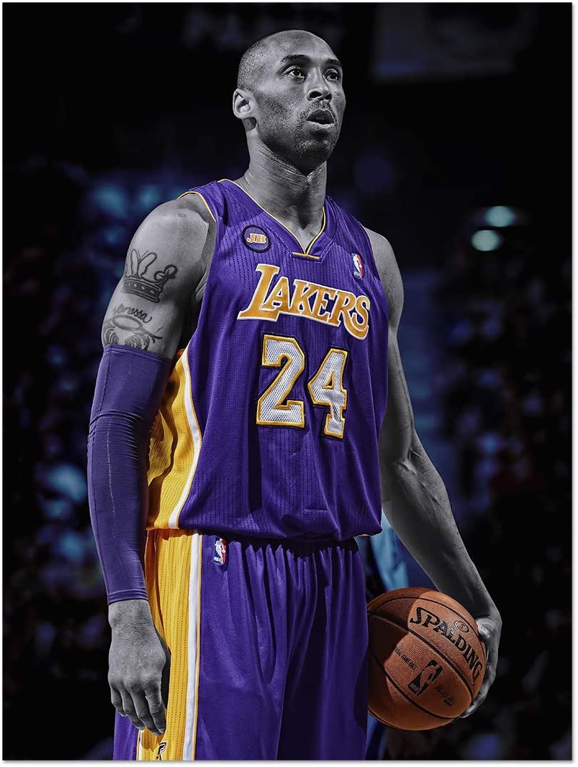810x1076 FUNHUA Kobe Bryant Retired Poster Unframed Standard Size 18×24 inches: Posters & Prints
