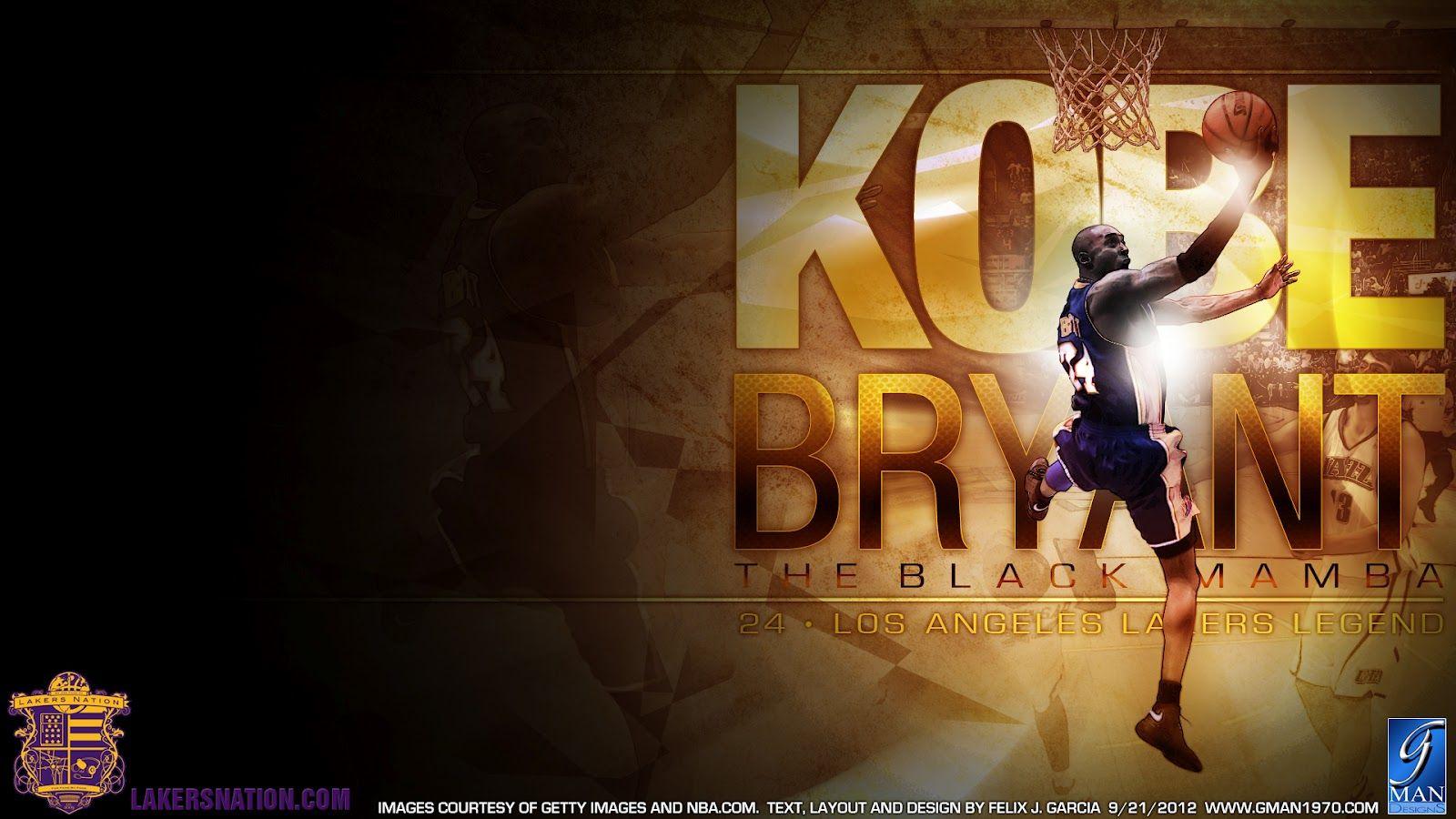 1600x900 Free download KOBE BRYANT BLACK MAMBA LAKERS LEGEND WALLPAPER Top HD Wallpaper [1600x900] for your Desktop, Mobile & Tablet. Explore Black Mamba Kobe Wallpaper. Kobe Bryant Wallpaper Kobe