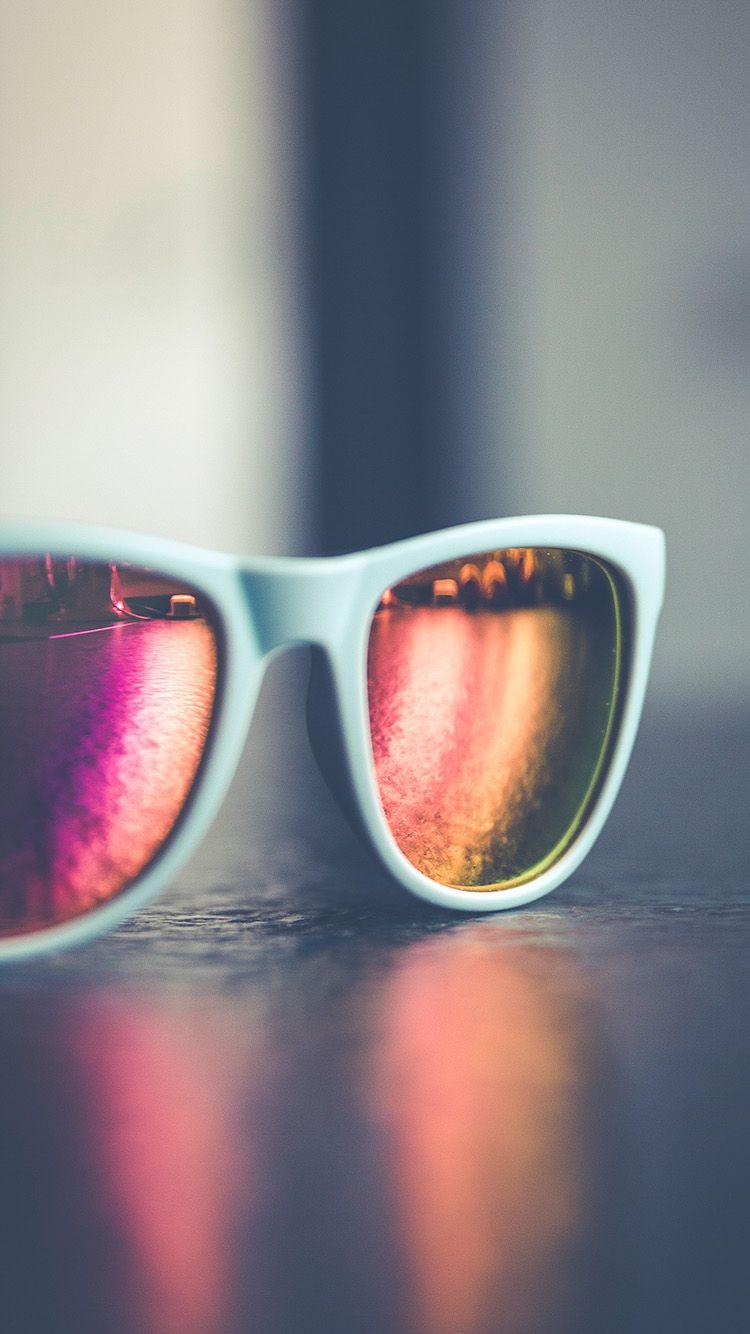 750x1334 Glasses Sun Minimal Bokeh