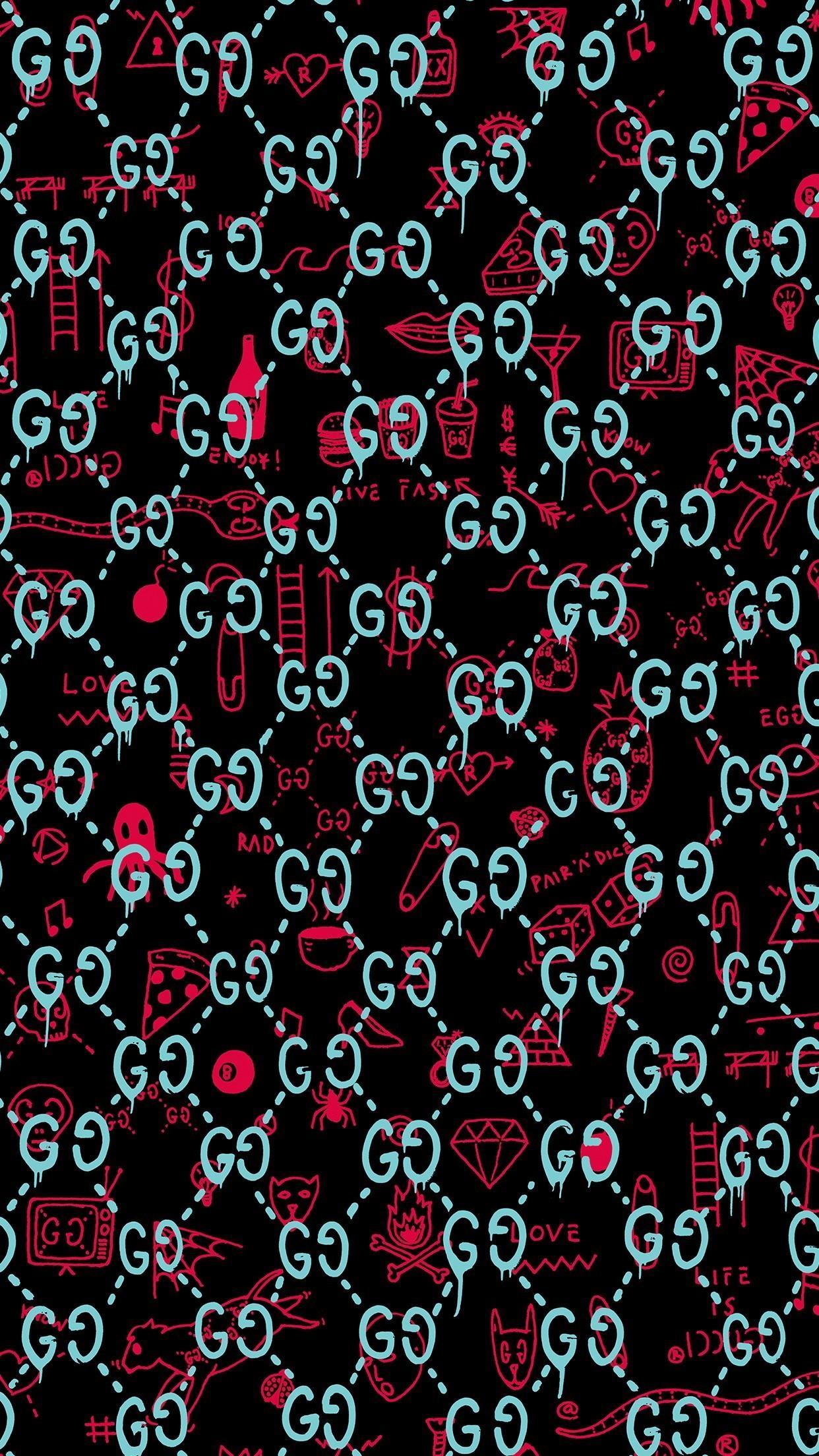 1242x2208 Gucci Aesthetic Wallpaper