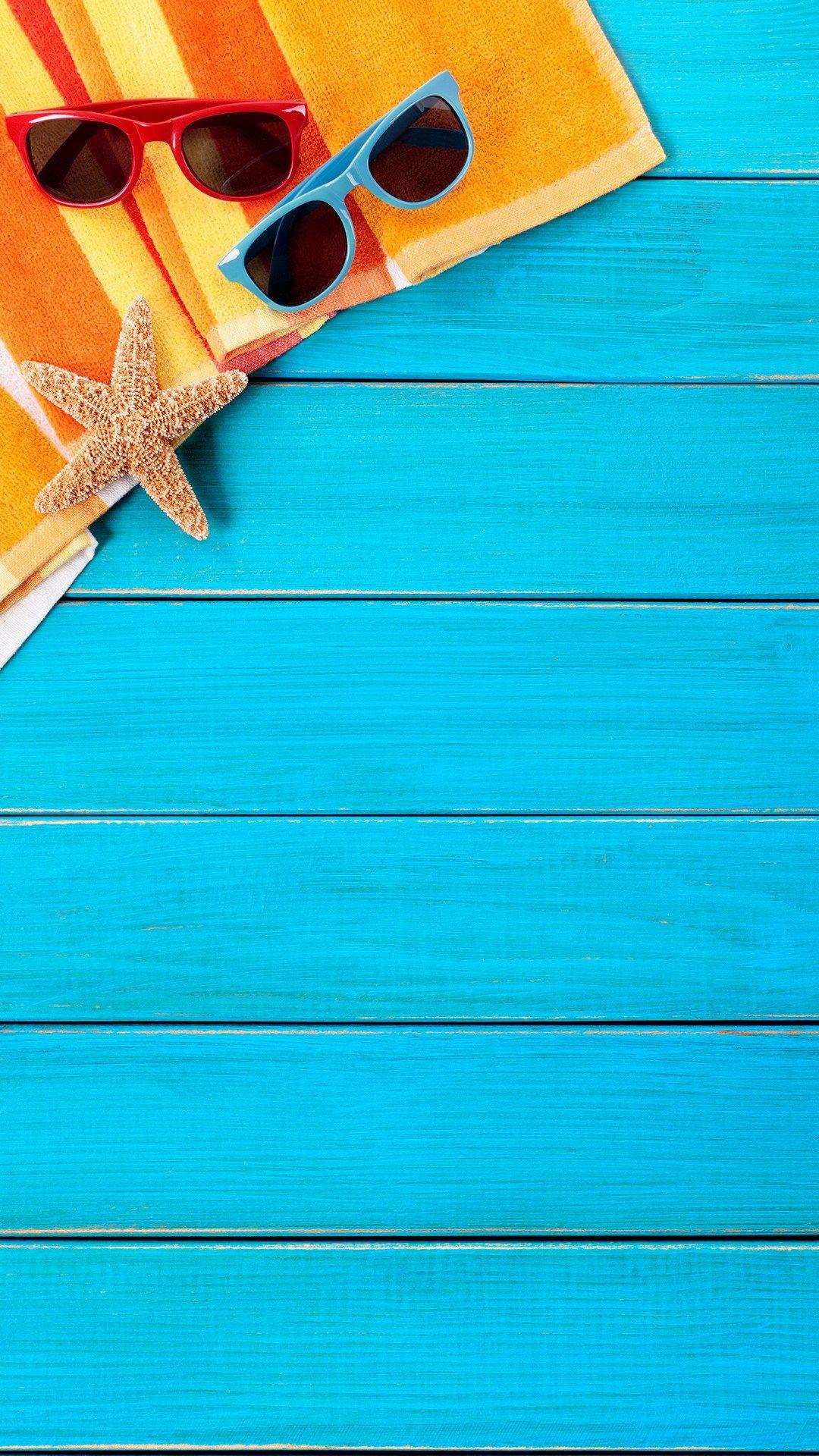 1080x1920 Starfish and Sunglasses