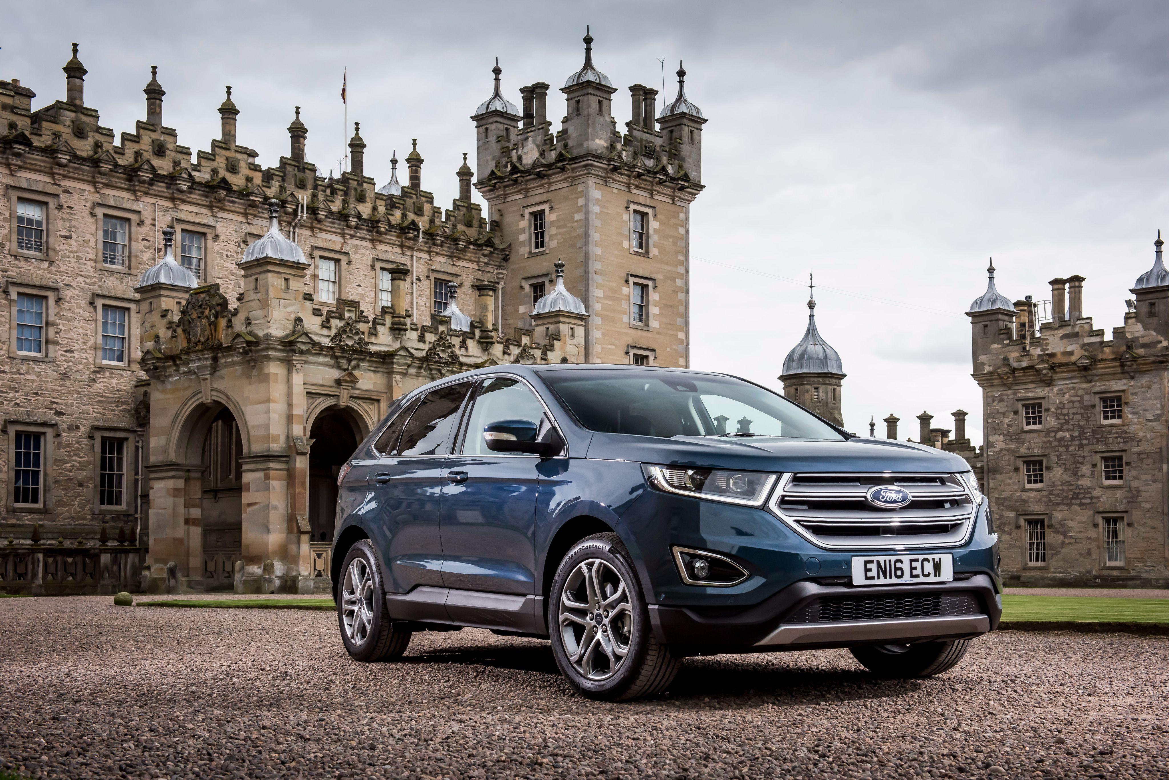 4096x2734 Ford Edge Ford SUV Car Vehicle Blue Car Wallpaper:4096x2734