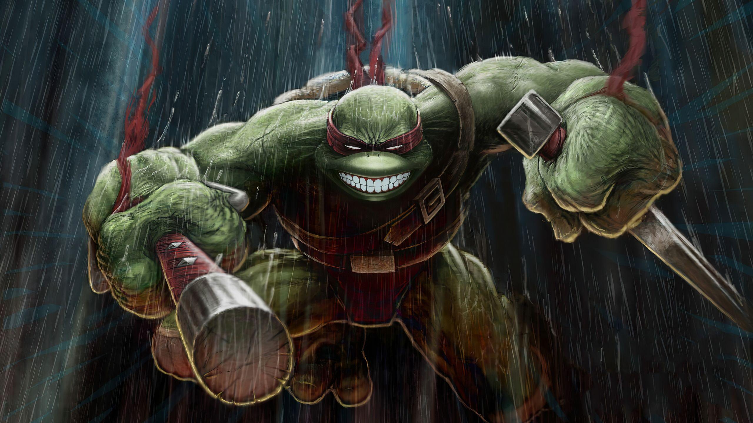 2560x1440 Ninja Turtle Raphael Wallpaper 4k Ultra HD