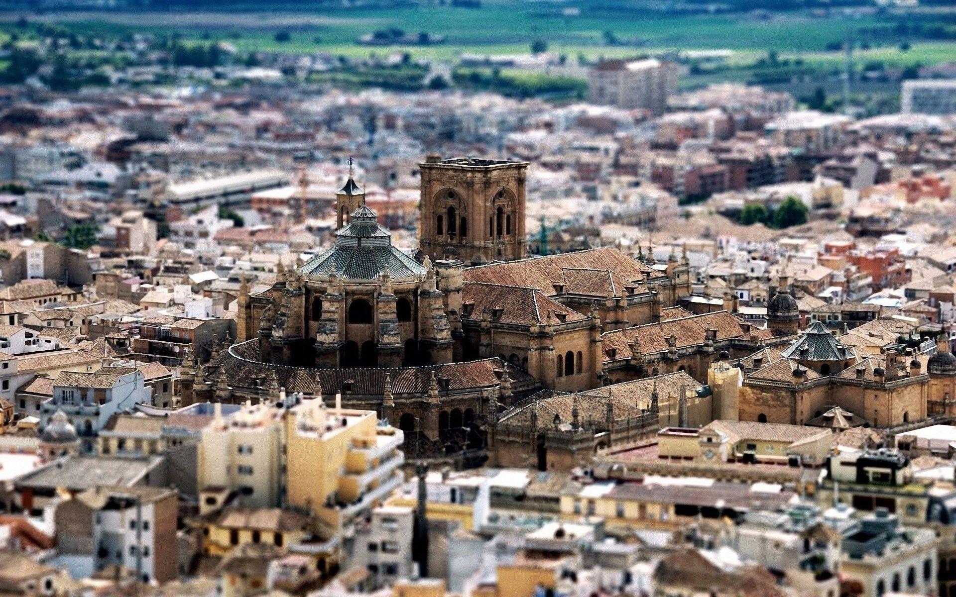 1920x1200 Granada Spain Cathedrals Cities Cityscapes 1726252 1 920 × 1 200 Bildepunkter. Spain Design, Cityscape Wallpaper, Granada Spain