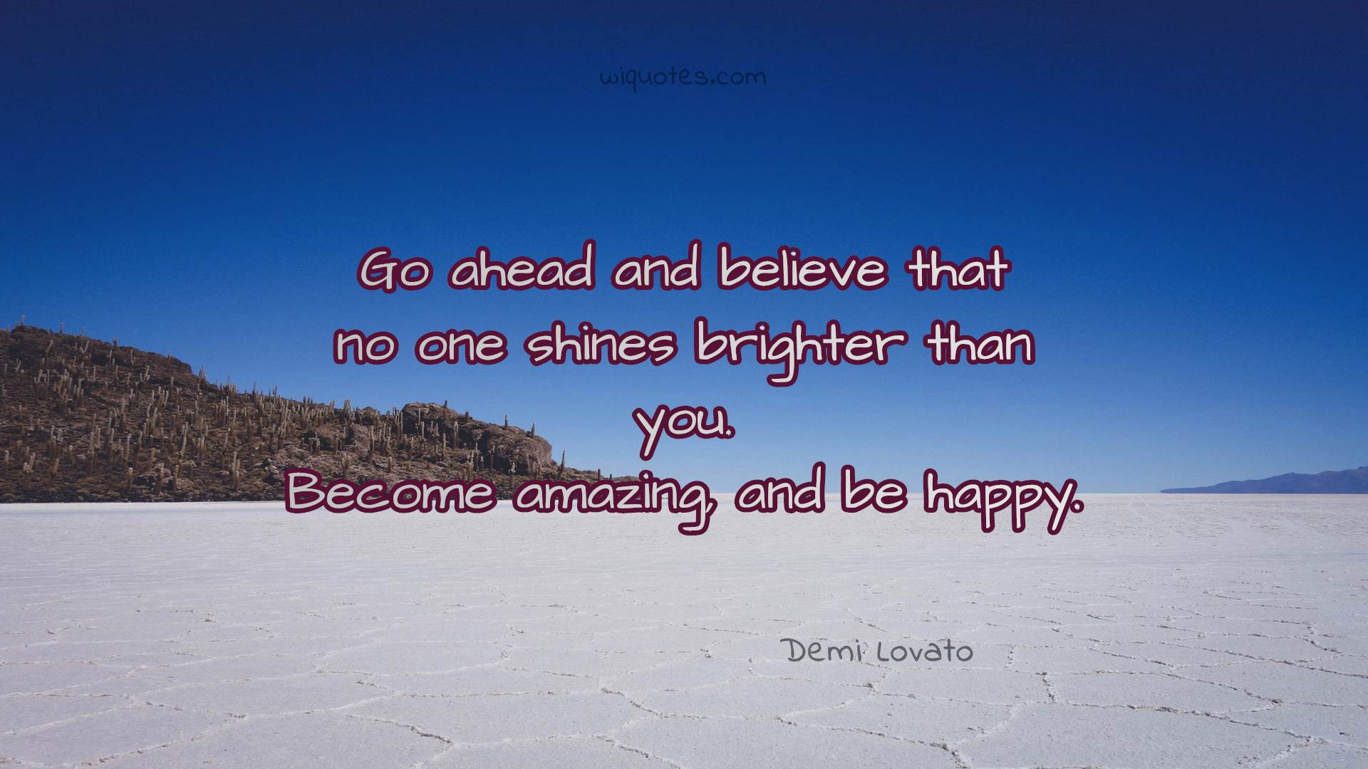 1920x1080 Inspirational Quote By Demi Lovato