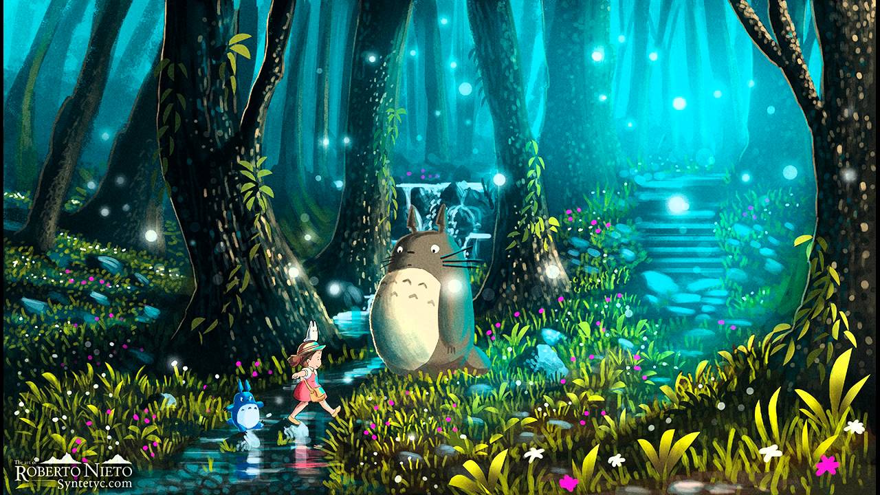 My Friend Totoro Wallpapers Top Free My Friend Totoro Backgrounds Wallpaperaccess