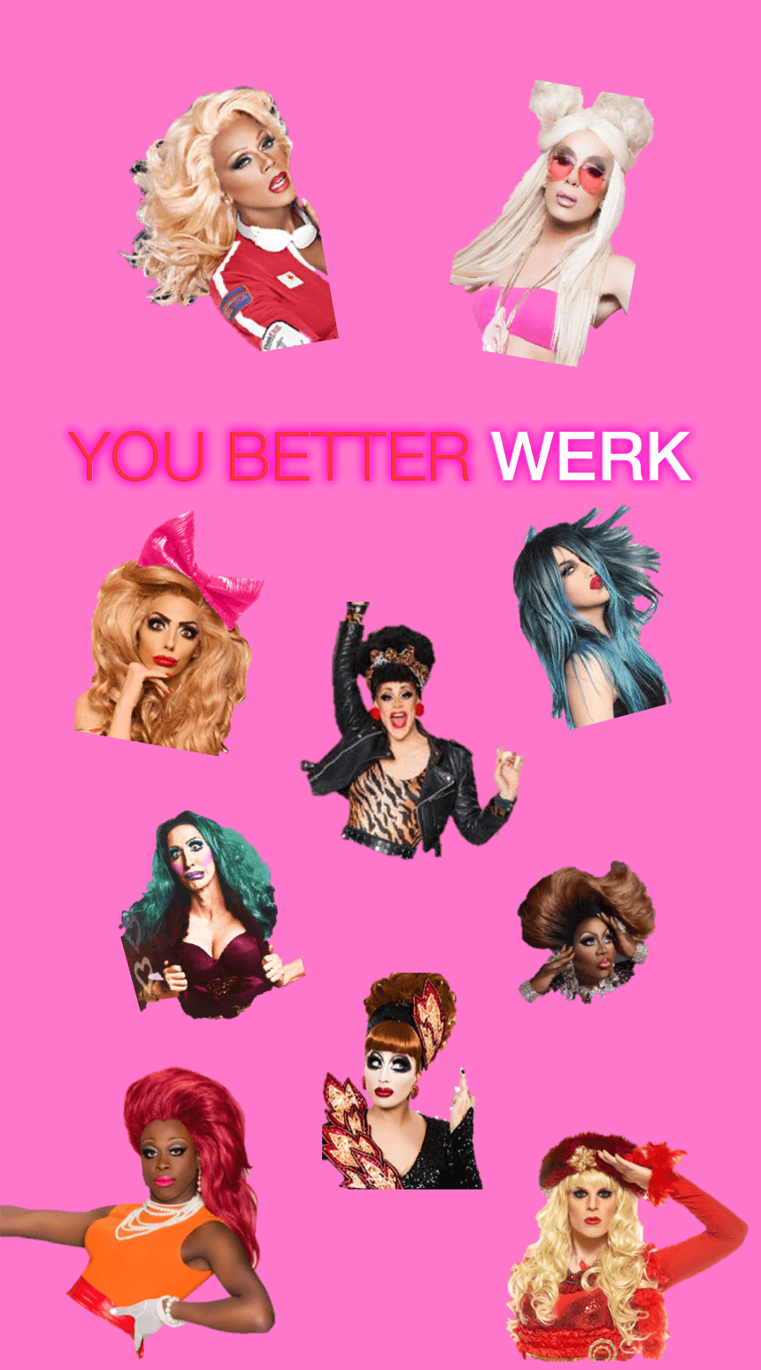860x1548 RuPaul Wallpaper