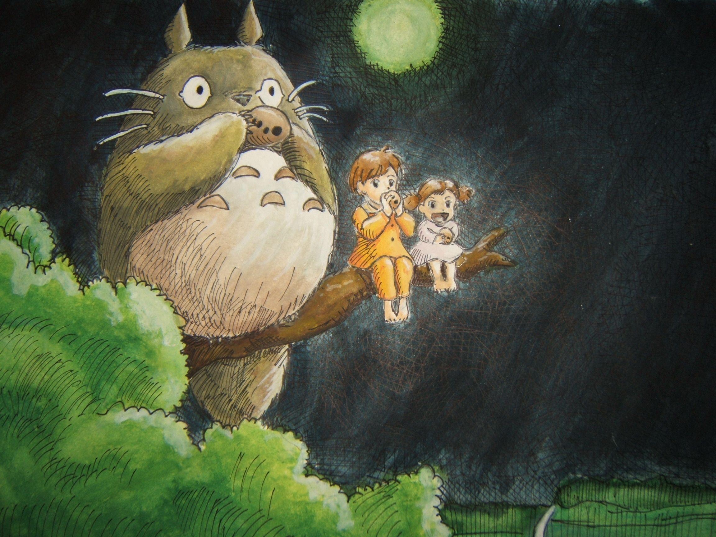 2304x1728 Totoro Background
