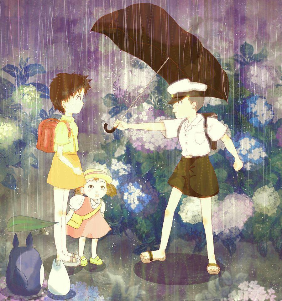 900x961 Neighbor Totoro Satsuki Kanta Mei