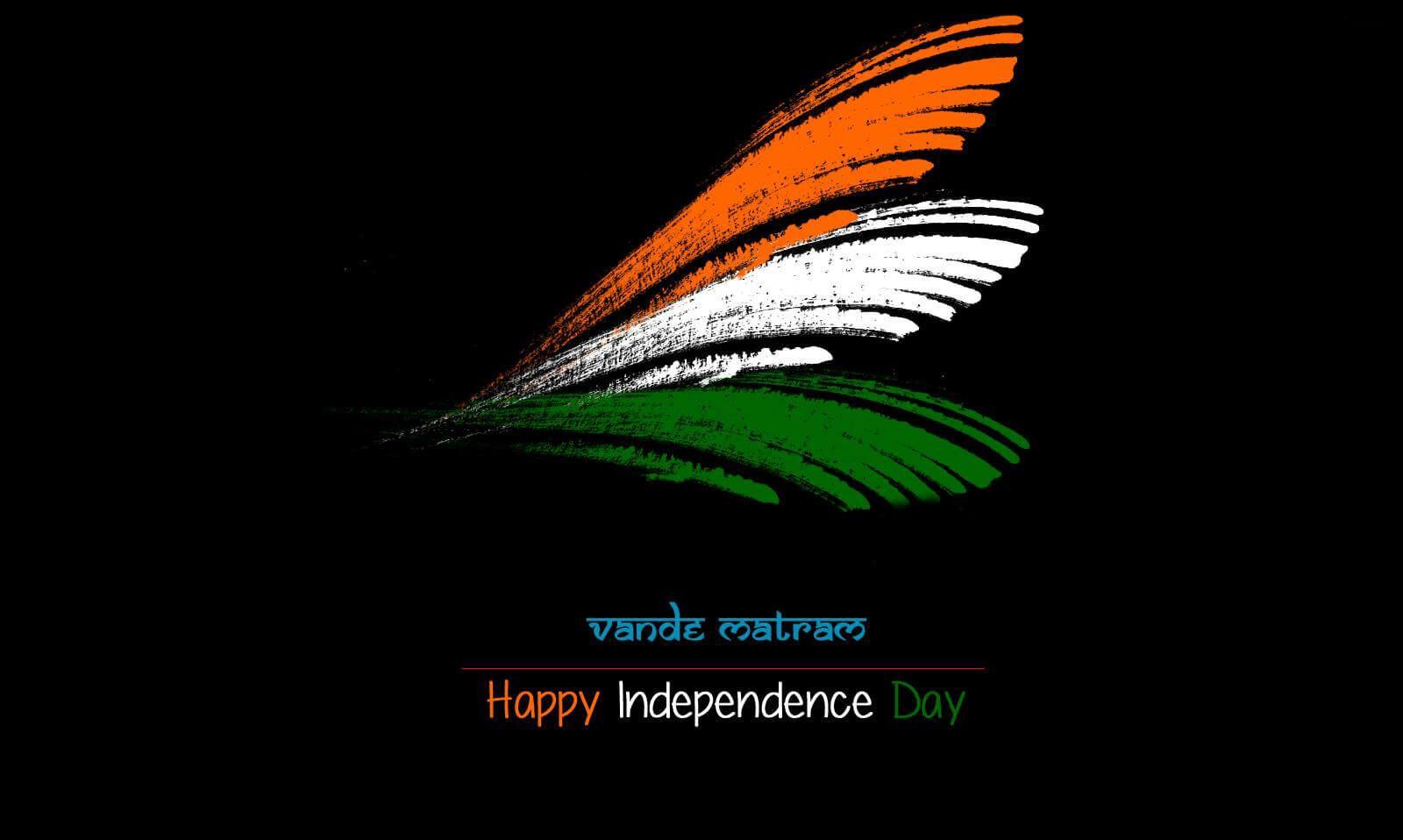 1600x958 Vande Mataram India Independence Day Tricolor Feather HD Wallpaper