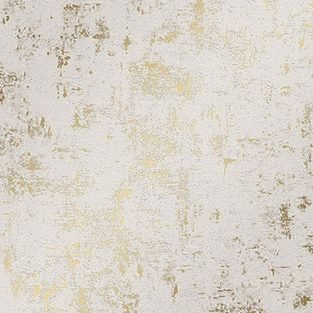 1000x1000 AS Creation Concrete Plaster Effect Wallpaper White, Gold from I Love Wallpaper UK
