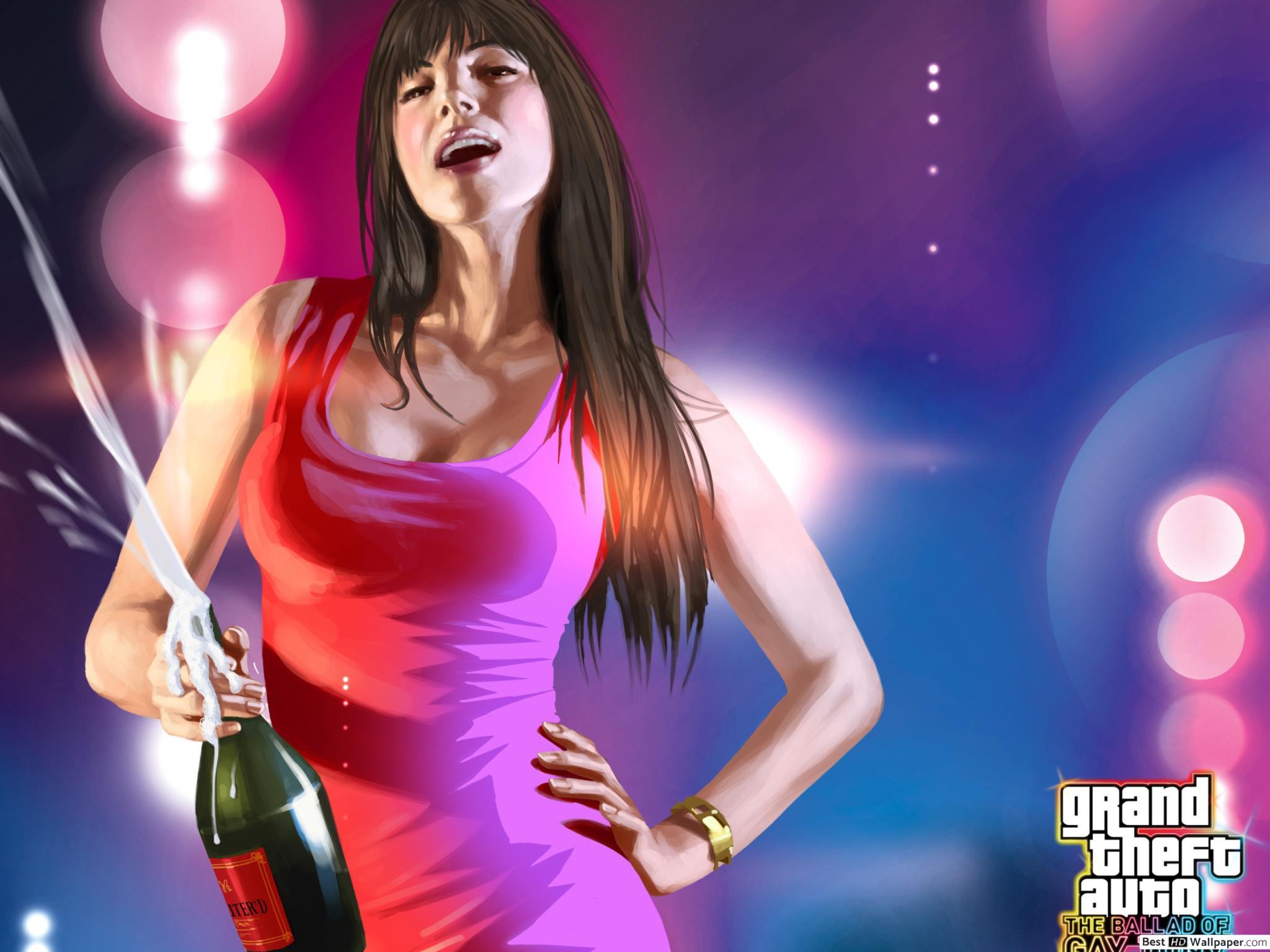 2048x1536 Grand Theft Auto V en ligne Aimer fille HD fond d'écran télécharger