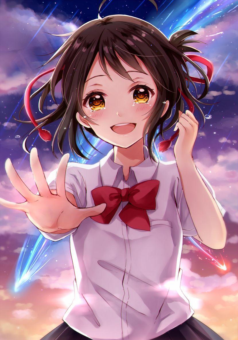 830x1184 Mitsuha Miyamizu Android Wallpaper