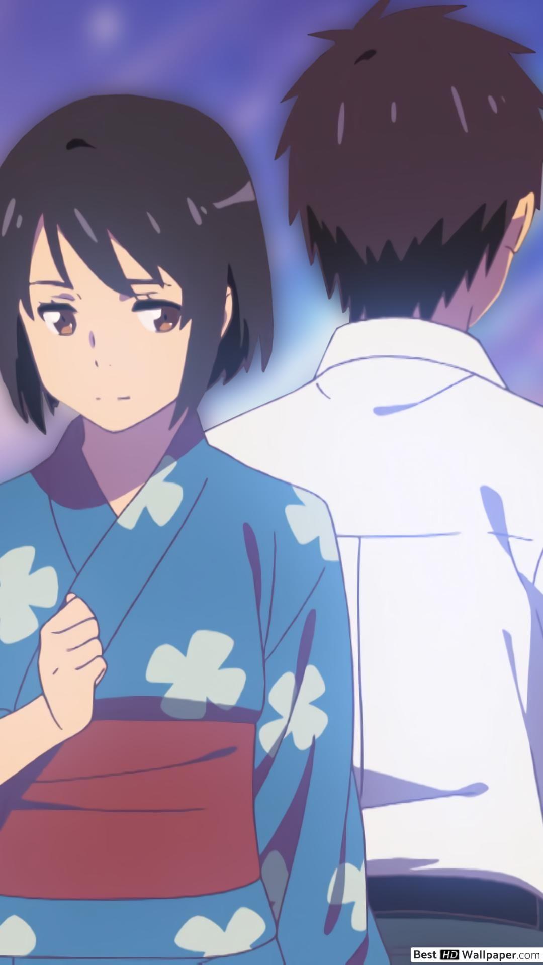1080x1920 Mitsuha Miyamizu HD wallpaper download