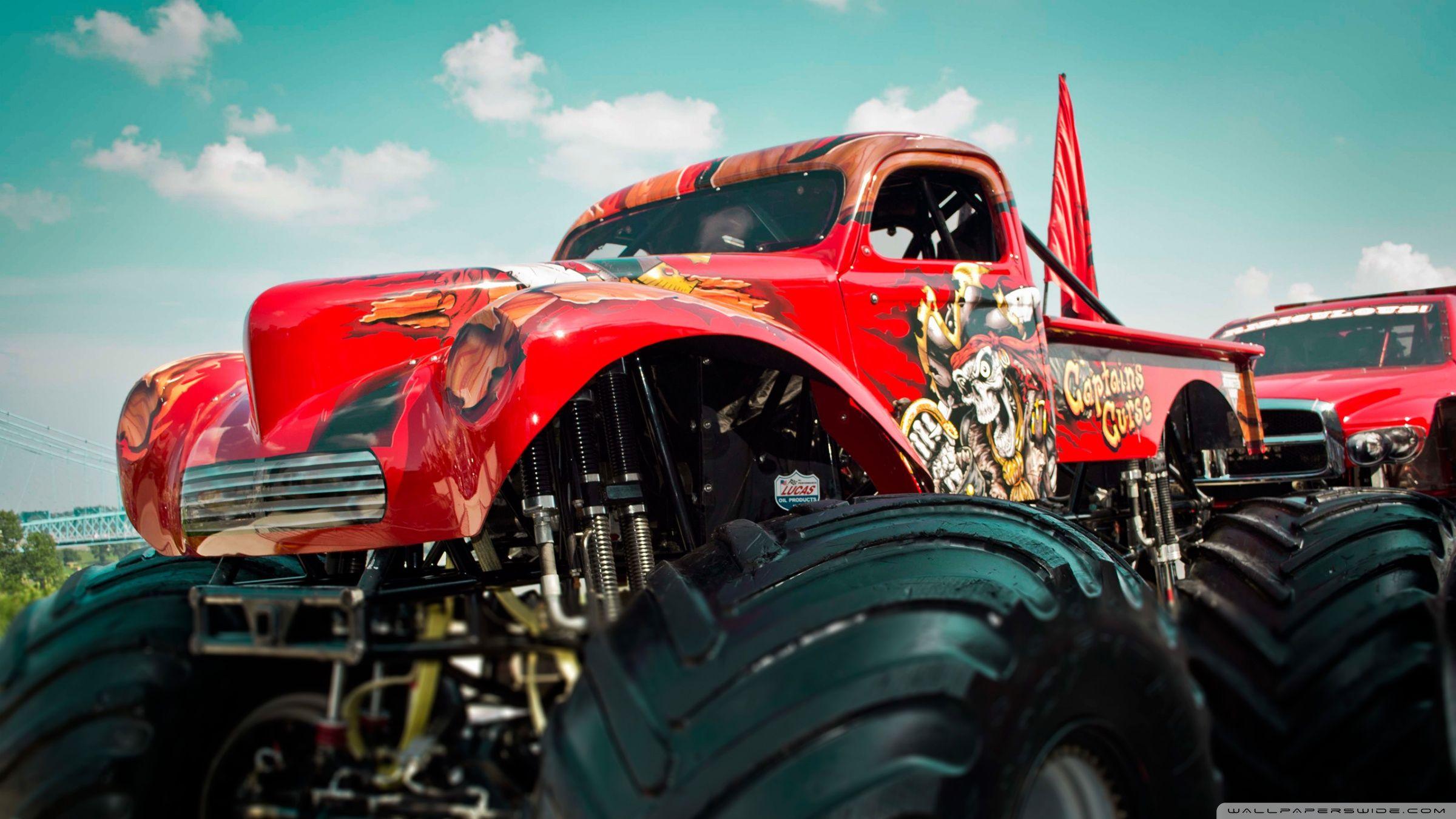 2400x1350 Monster Truck ❤ 4K HD Desktop Wallpaper for 4K Ultra HD TV • Wide