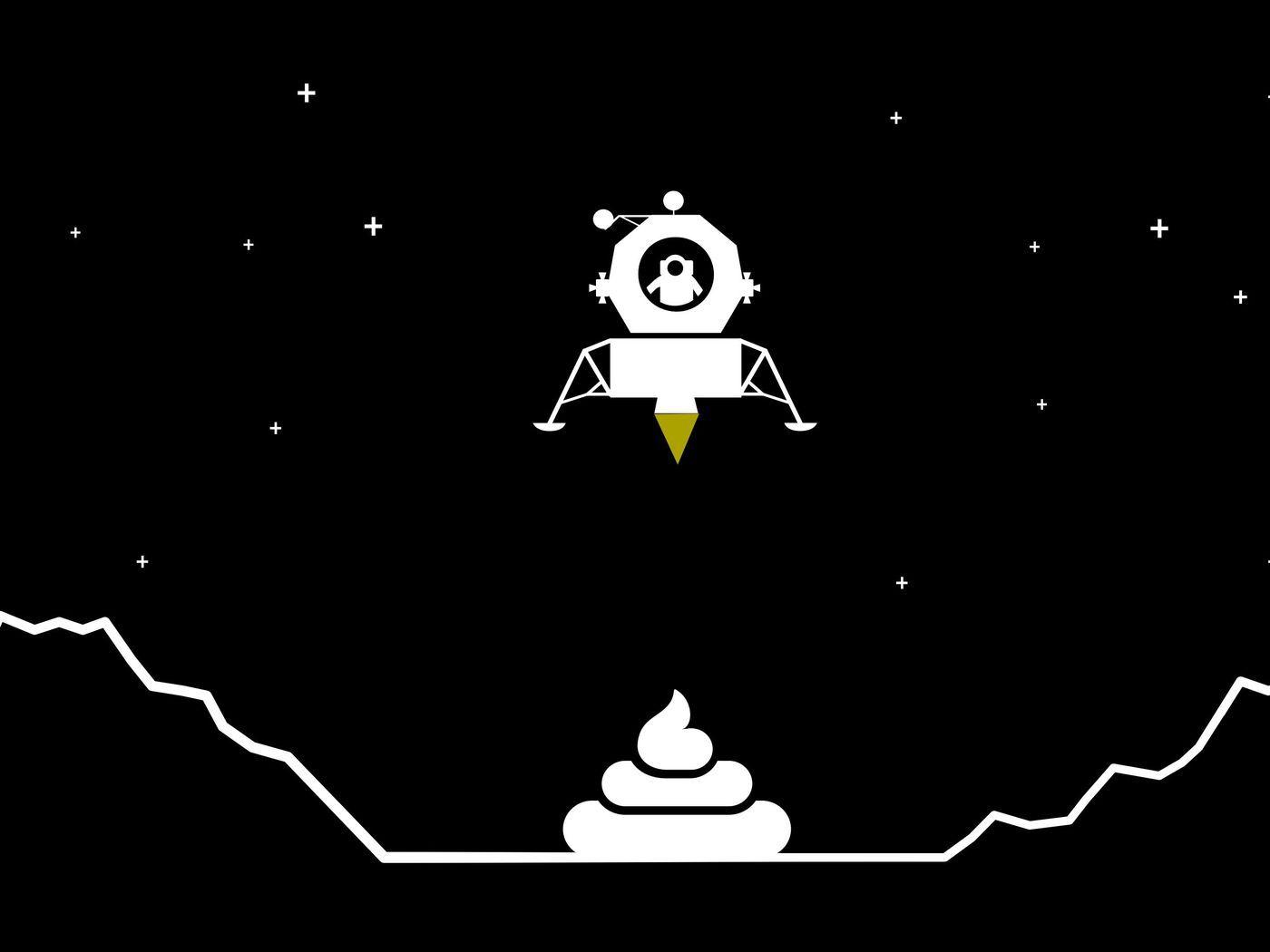 1400x1050 Apollo 11 anniversary: Astronauts left their poop on the moon. NASA ought to go back for that shit