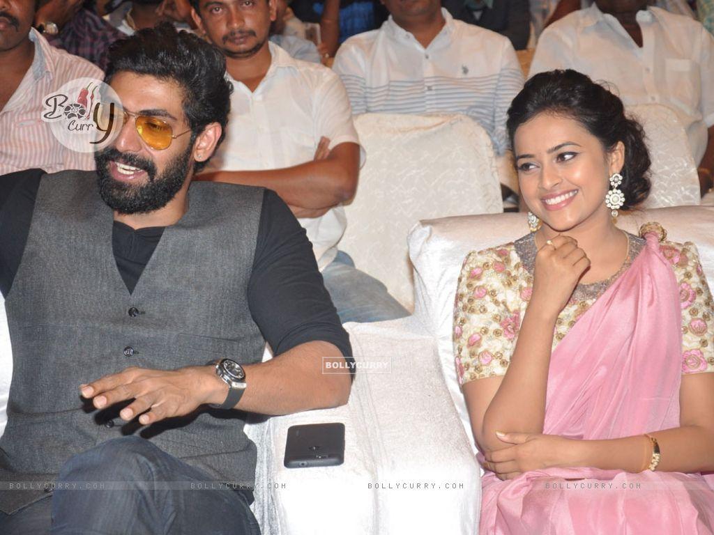 1024x768 Wallpaper Daggubati at a Music Launch size:1024x768