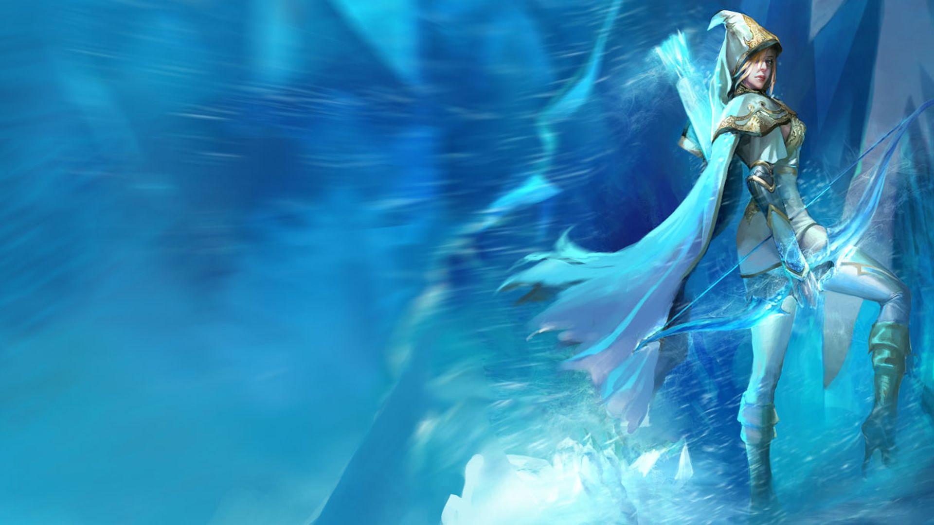 1920x1080 Freljord Ashe Chinese Wallpaper