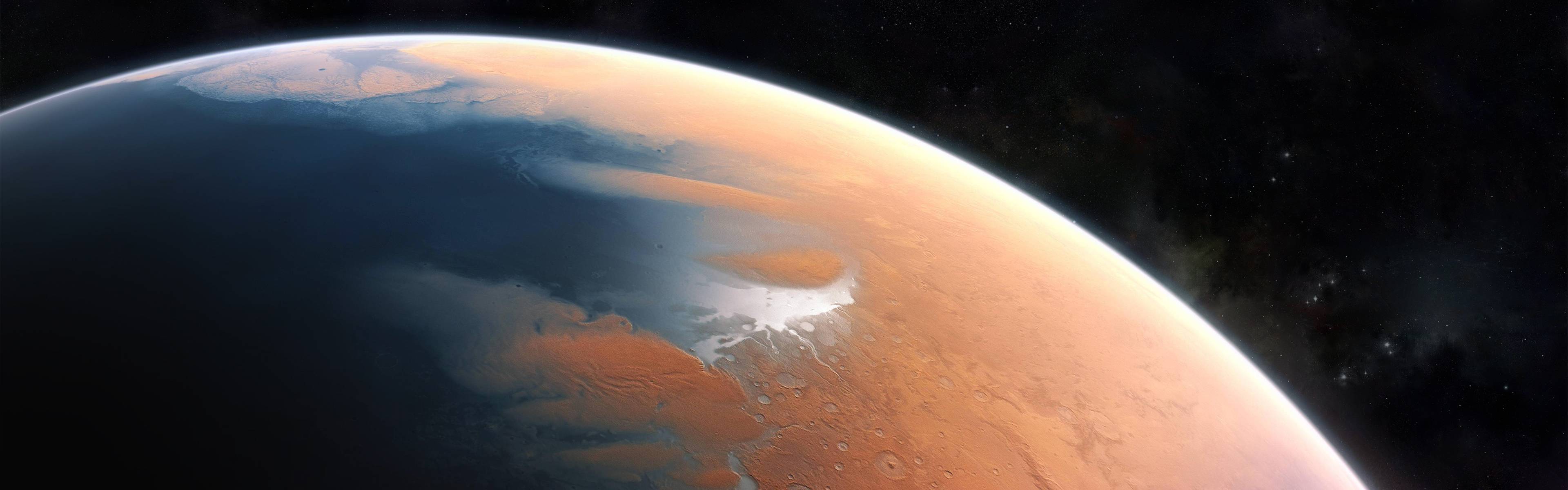 3840x1200 Mars Dual Monitor Wallpaper (3840x1200 px)