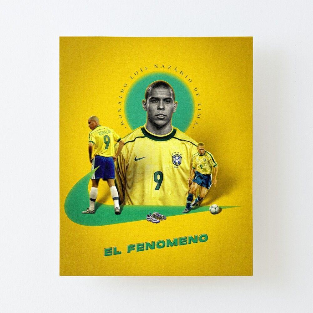 1000x1000 Wallpaper Ronaldo Nazario Art Board Print
