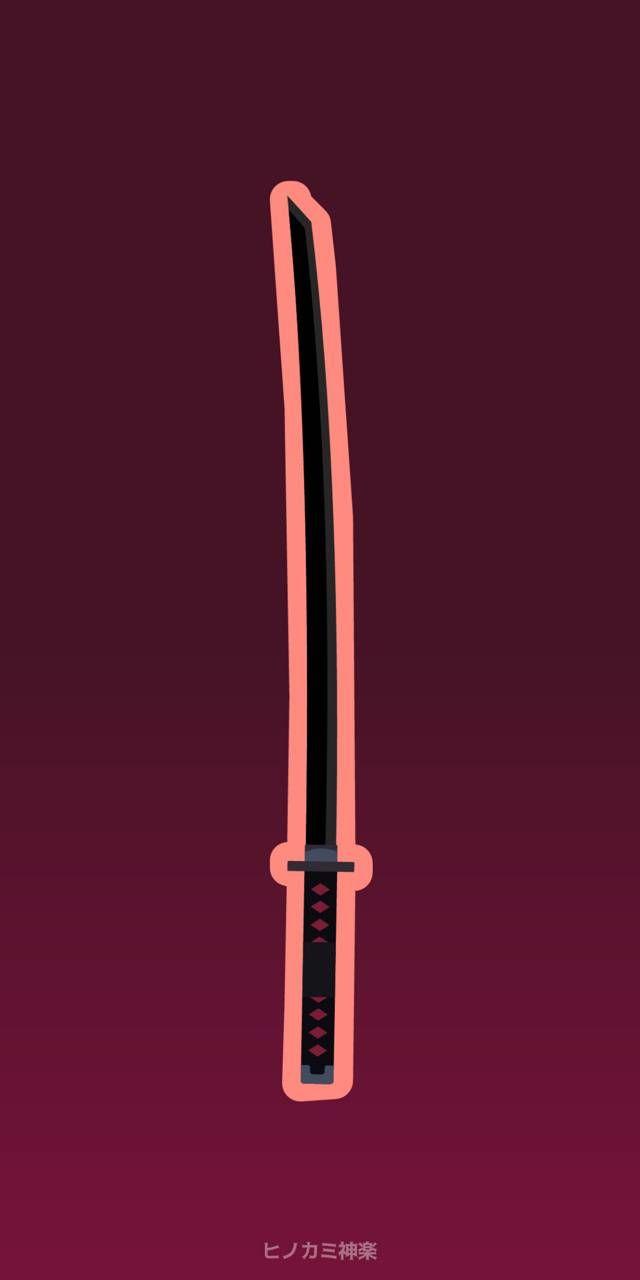 640x1280 Tanjiro Sword wallpaper