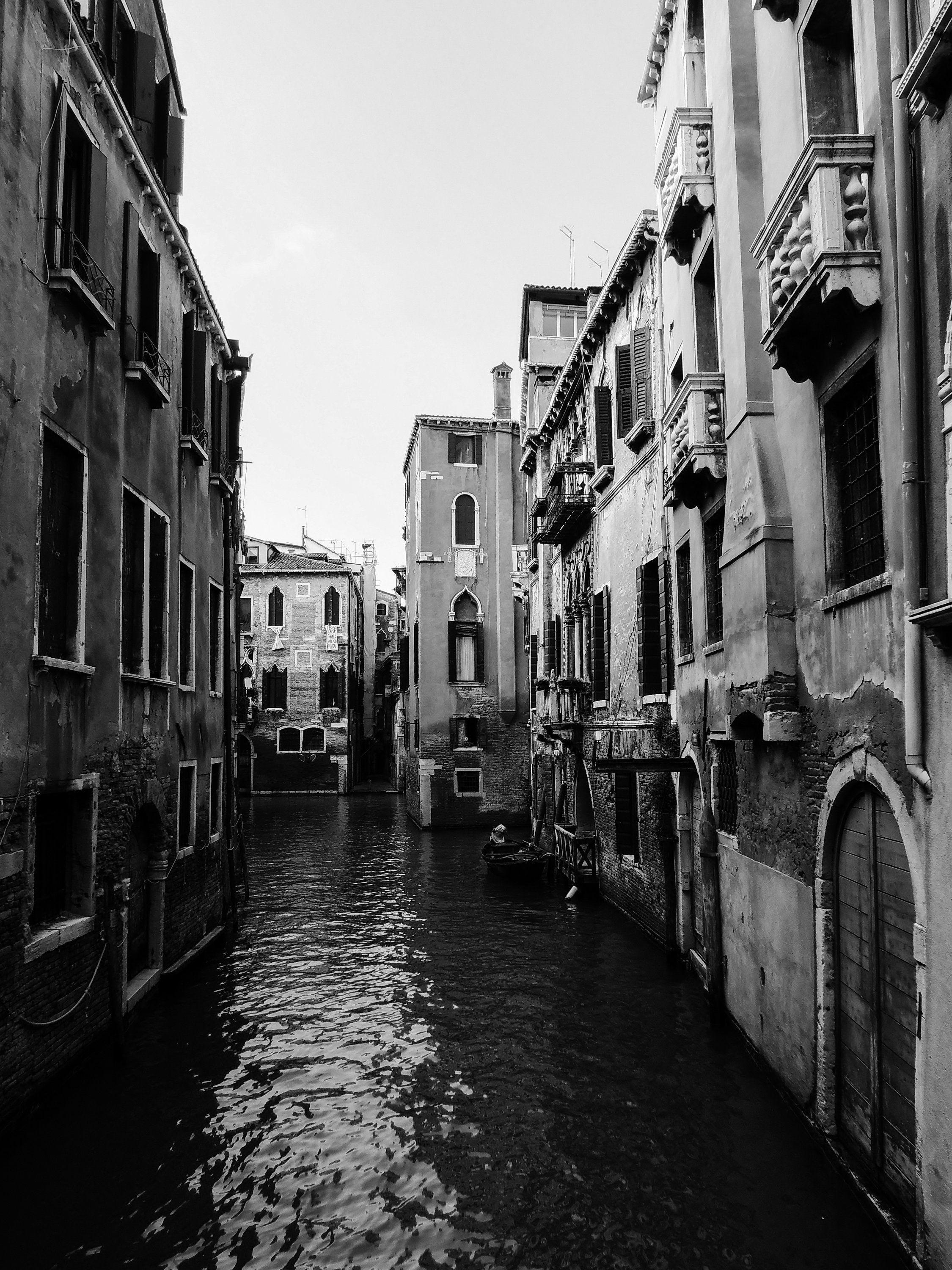 2250x3000 Venice canal printable black and white art travel photography wall ar. Black and white picture wall, Black and white photo wall, Black and white wall art