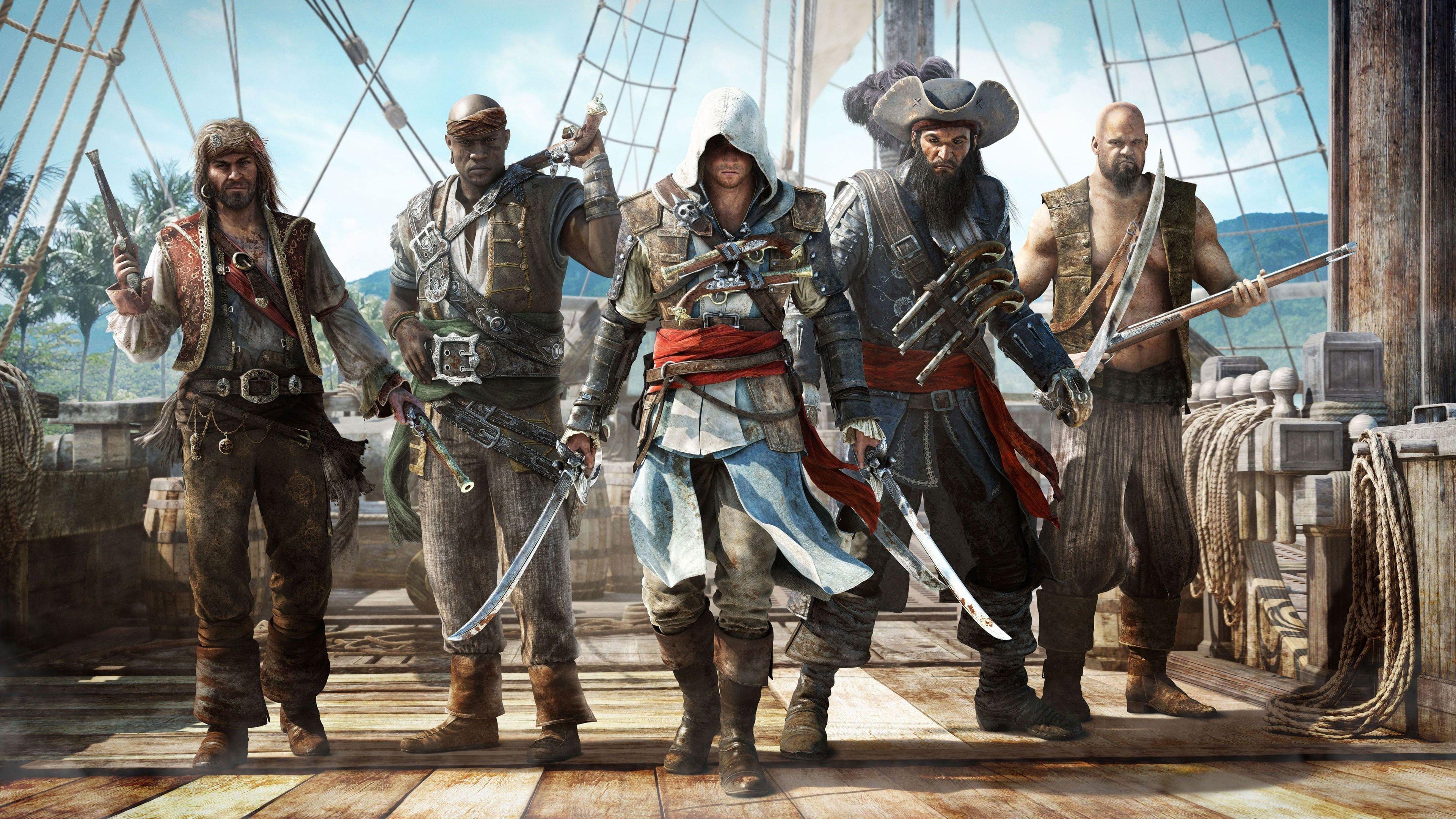 3840x2160 Assassin's Creed: Black Flag wallpaper Assassin's Creed: Black Flag #pirates fantasy art vi. Assassins creed black flag, Assassin's creed black, Assassins creed 4