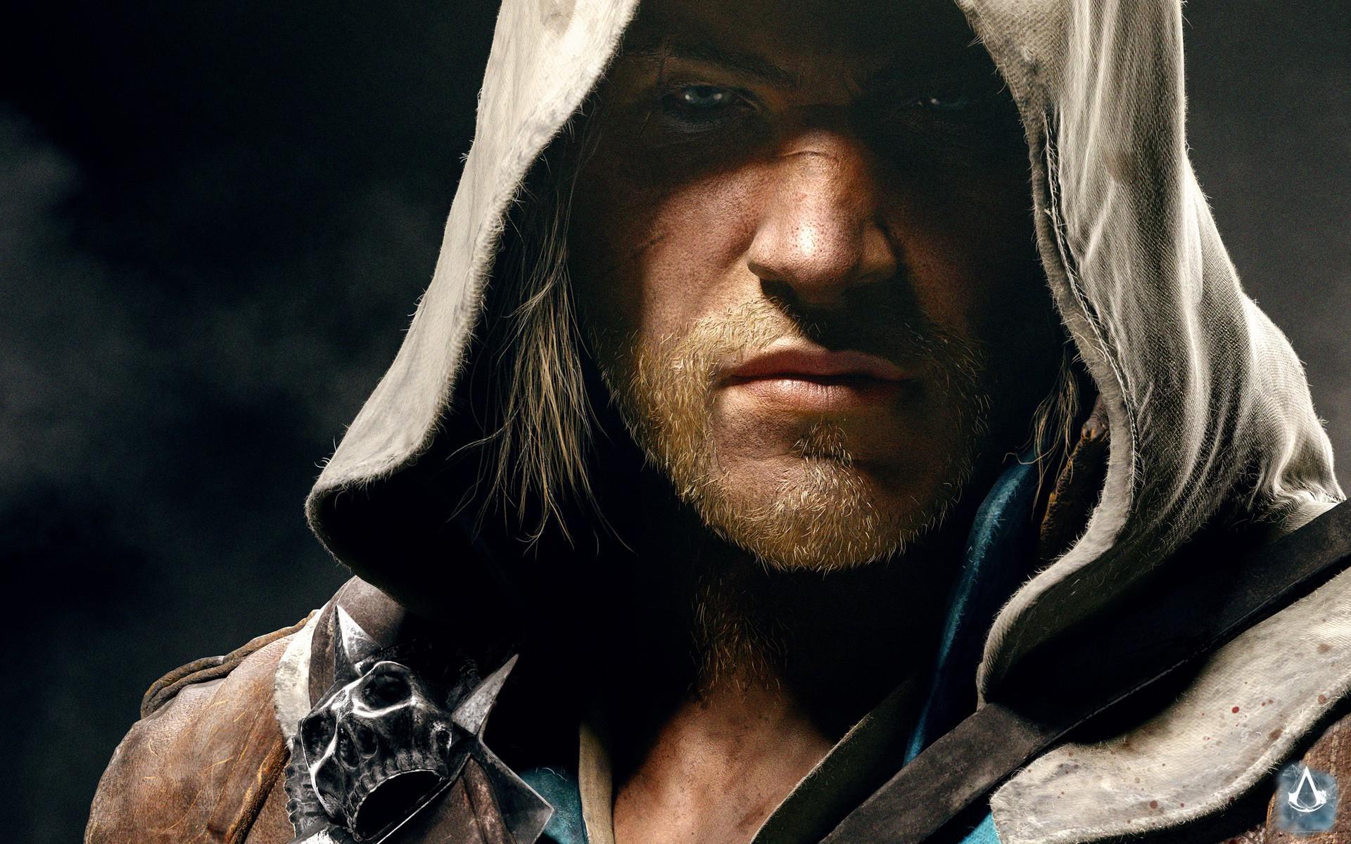 1920x1200 Hd Assassins Creed Black Flag Pirate Hoodie Face Fantasy HD Wallpaper