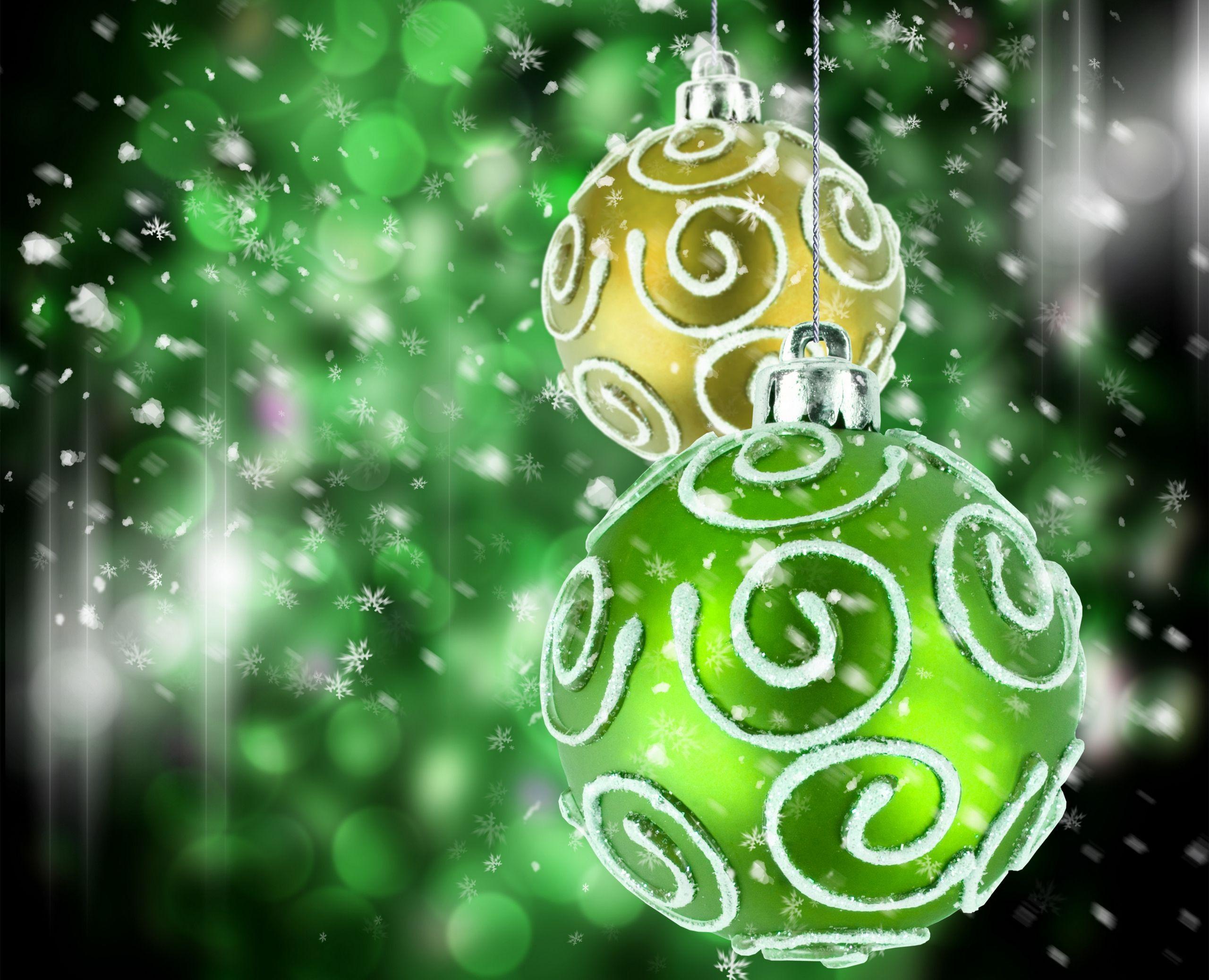 2560x2076 Image for Abstract Christmas Green Wallpaper Free HD. Christmas decorations, Christmas, Christmas wallpaper