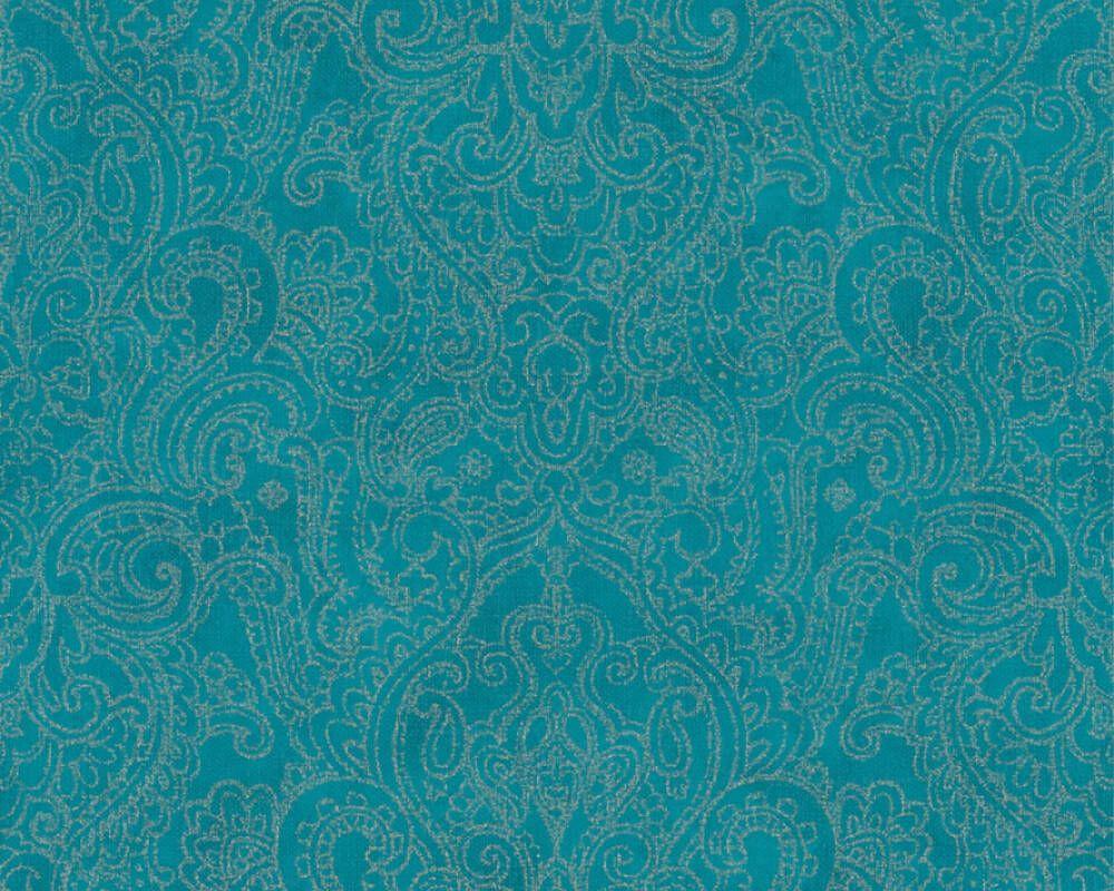 1000x800 Livingwalls Wallpaper «Baroque, Blue, Gold, Green, Metallic» 364583