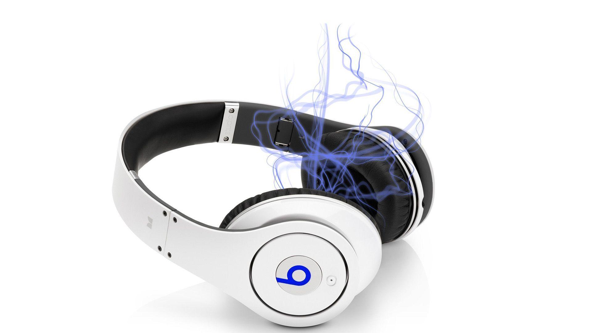 1920x1080 Beats Audio White Headphones. Beats Audio, Headphones, Music Headphones