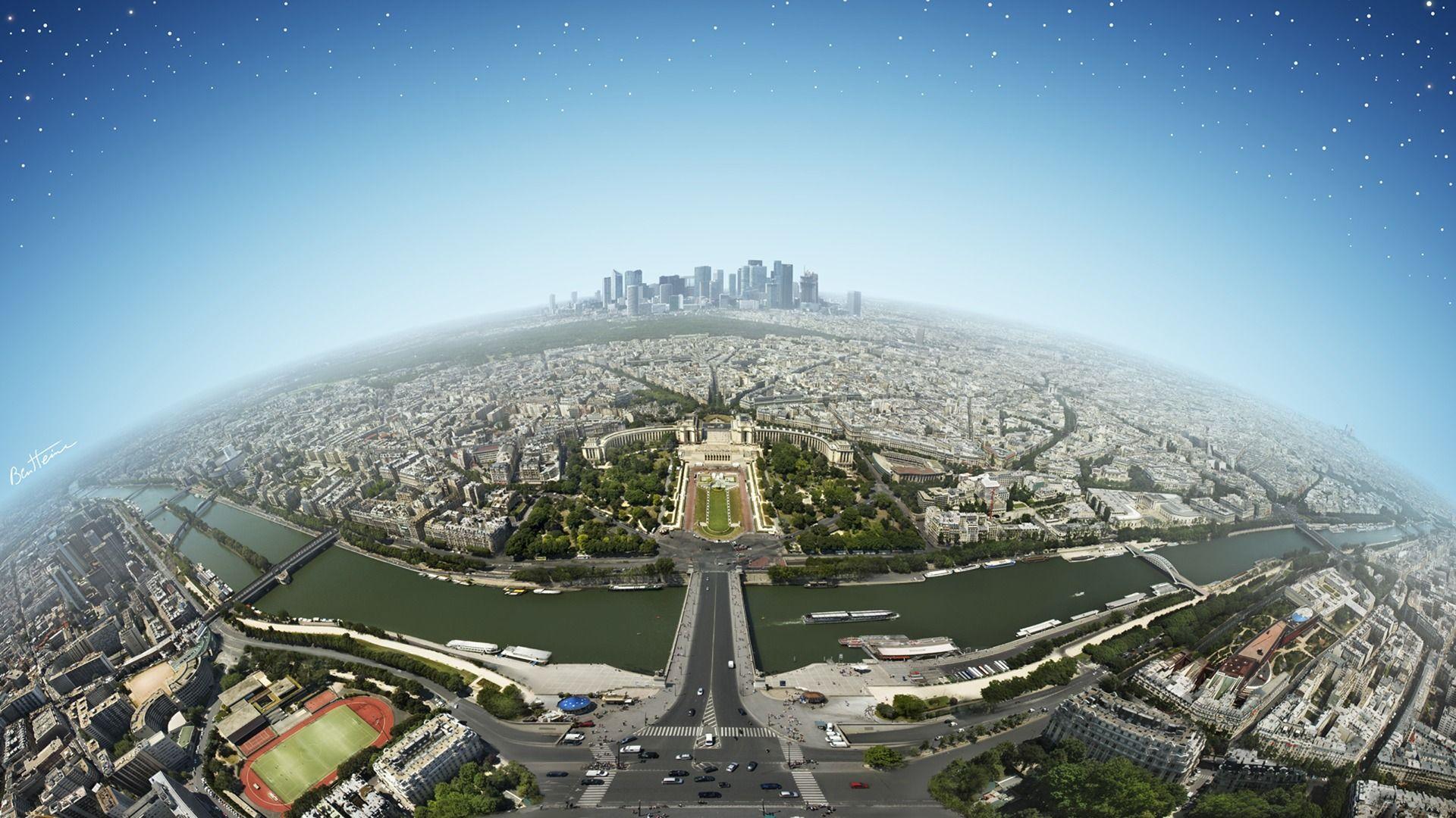 1920x1080 Stunning Paris HD Wallpaper: A Man Made
