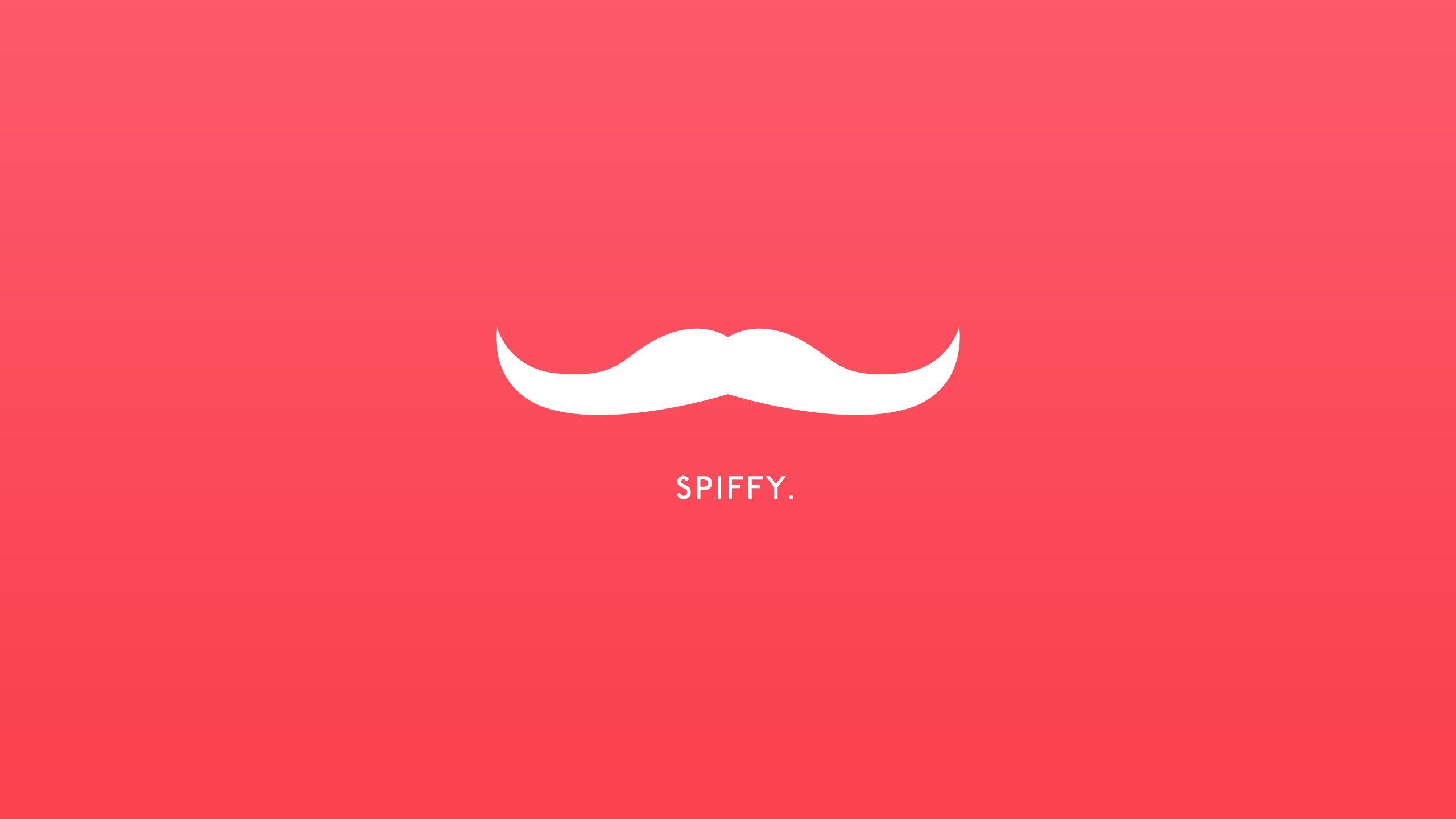 2560x1440 Cute Mustache Wallpaper