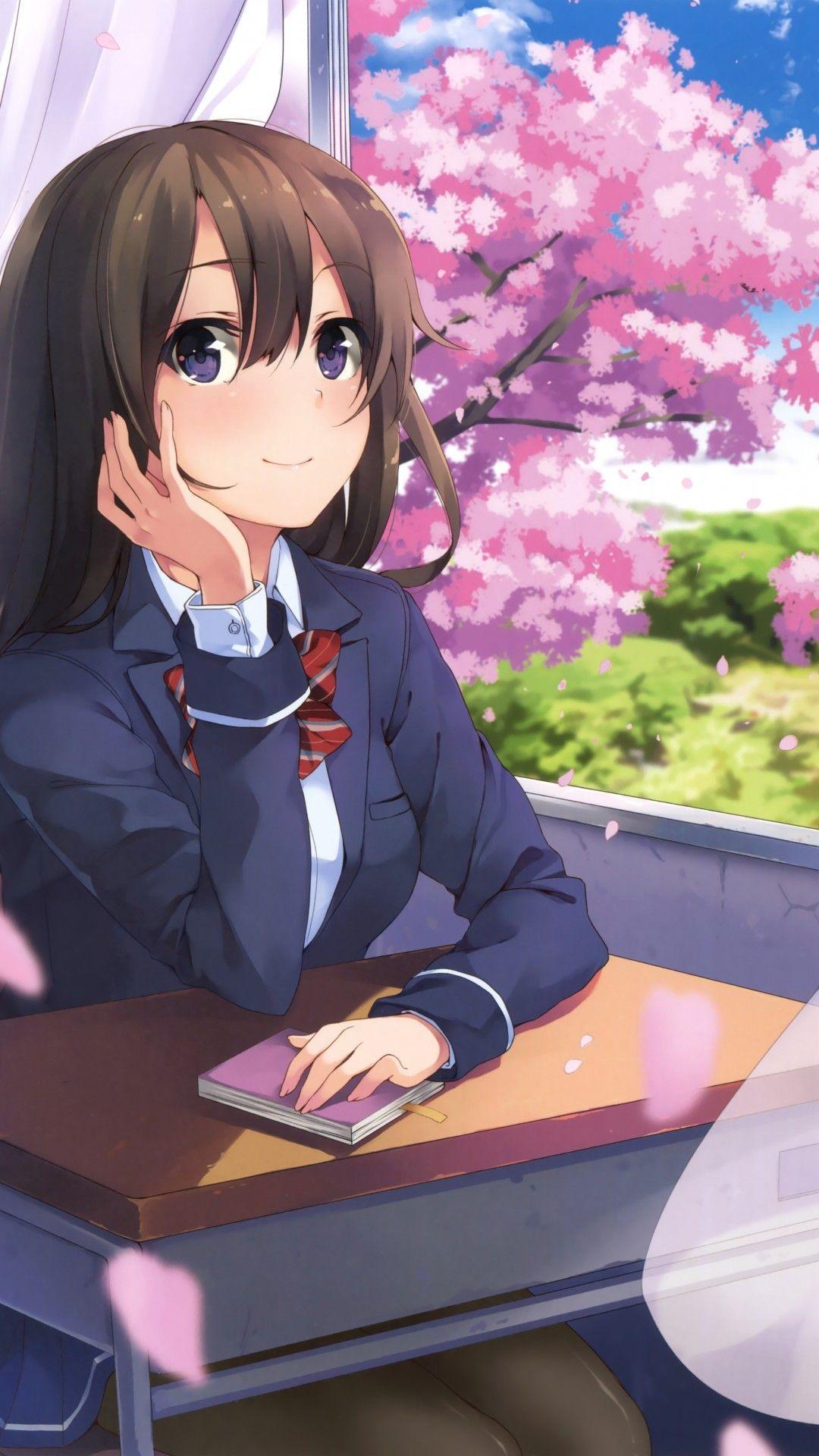 1080x1920 Animated Girl Wallpaper