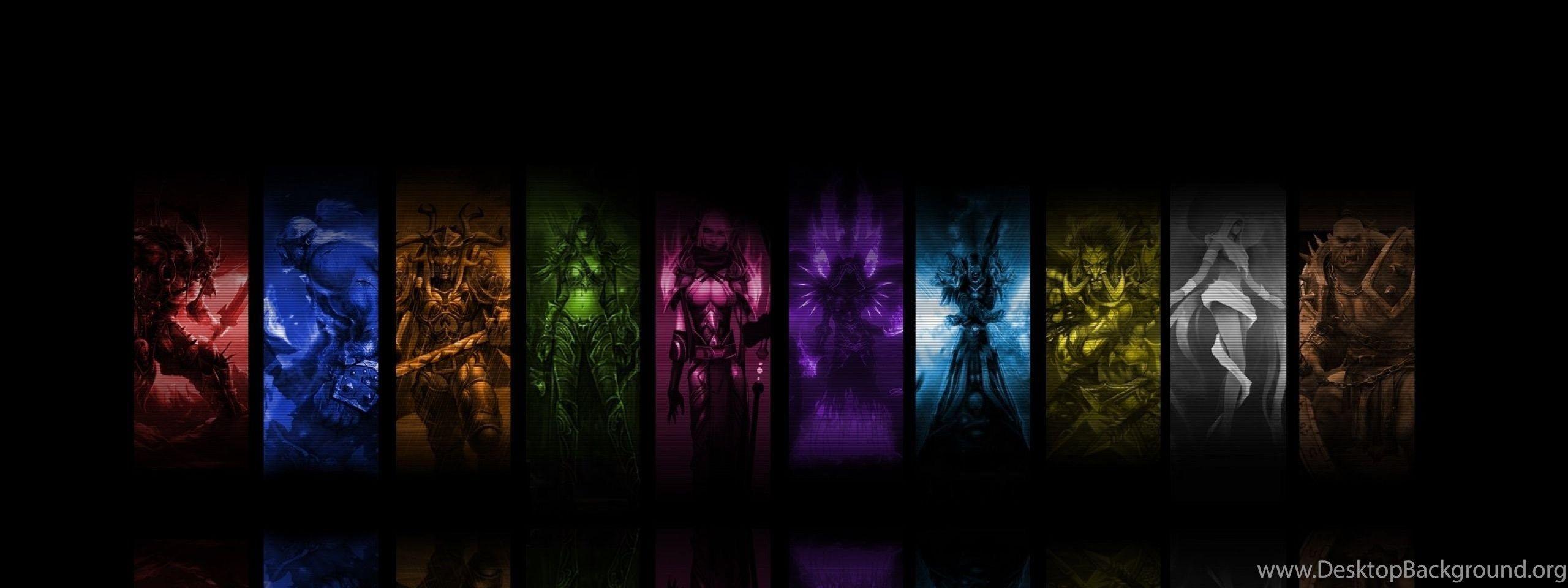2560x960 Download Wallpaper 2560x1024 World Of Warcraft, Priest Mage, Shots. Desktop Background