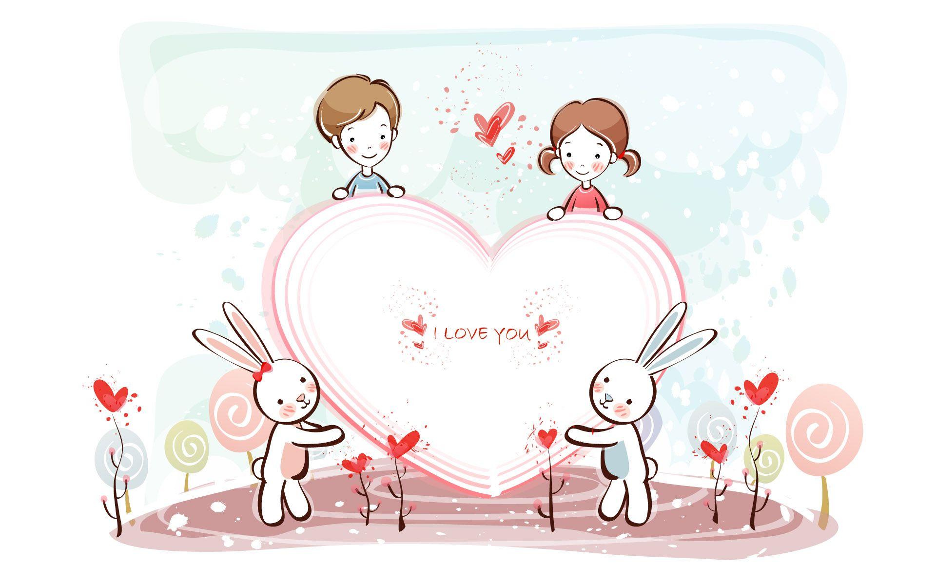 1920x1200 Free Cute Cartoon Couple, Download Free Clip Art, Free Clip Art on Clipart Library
