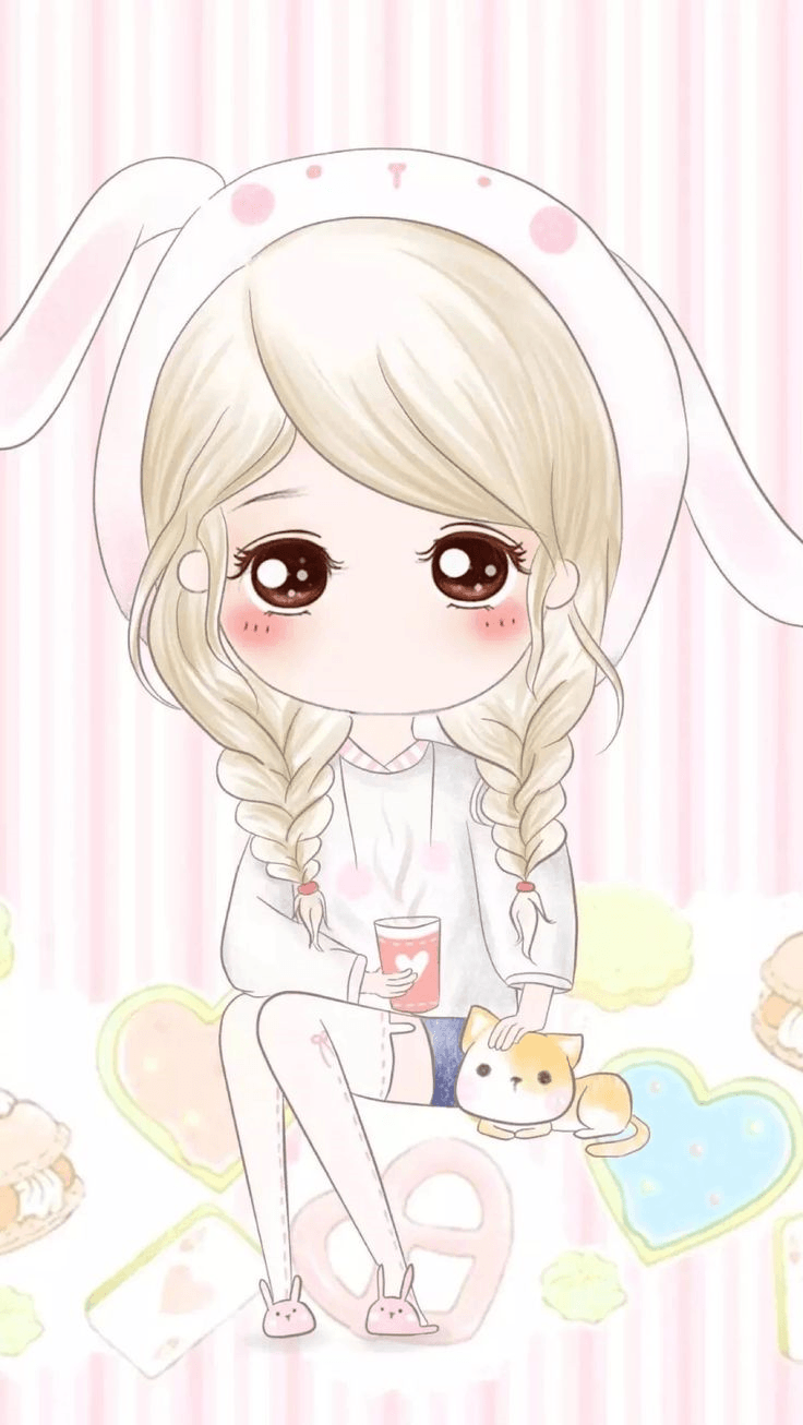 736x1306 Anime WhatsApp DP for Girls Free Download
