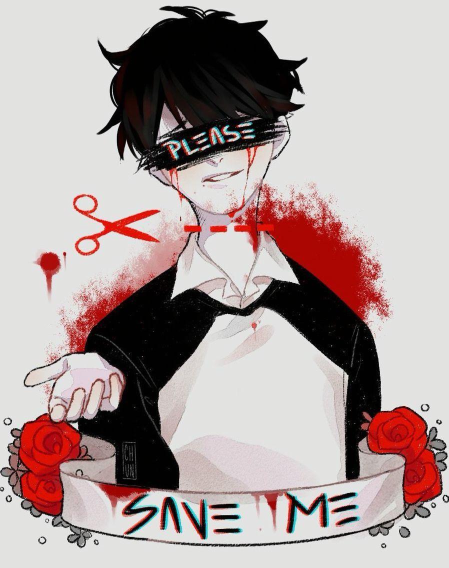 898x1136 Bloody Anime Picture