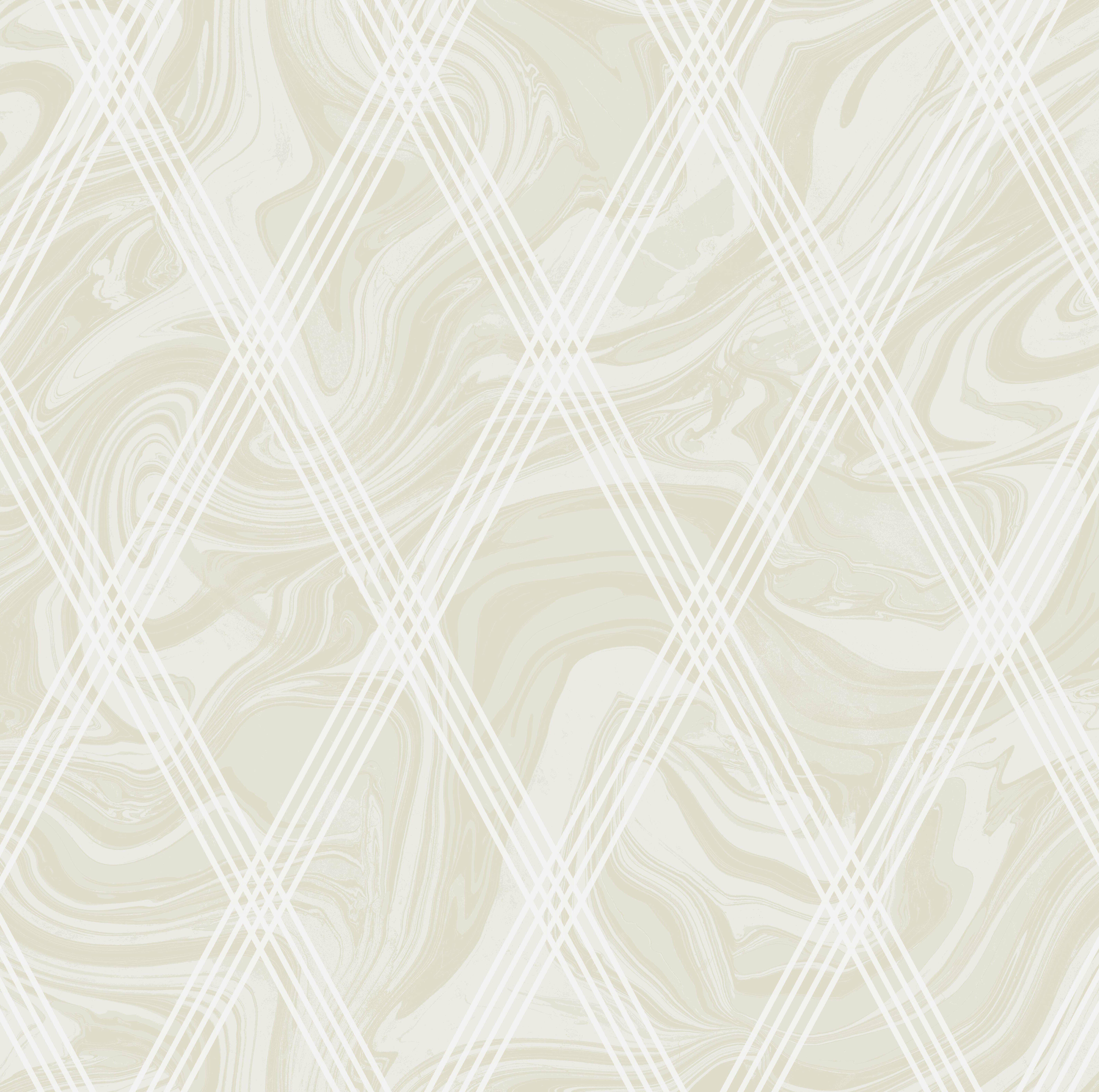 6377x6336 Ebern Designs Huennefeld Marble Diamond 27' L x 27 W Texture Wallpaper Roll