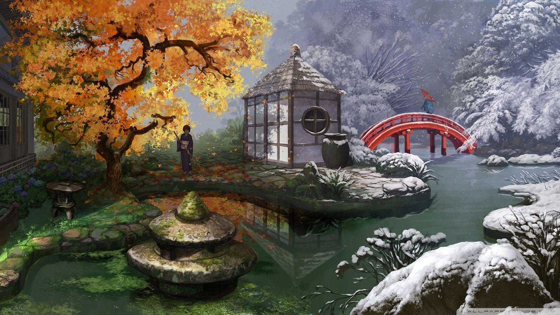 Japanese Landscape Painting Wallpapers - Top Free Japanese Landscape