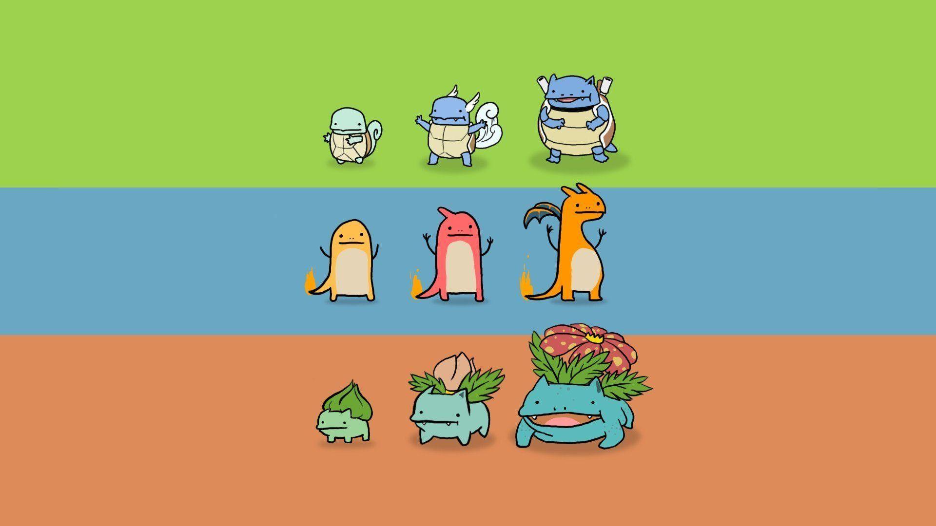 1920x1080 Starter Pokemon Wallpaper