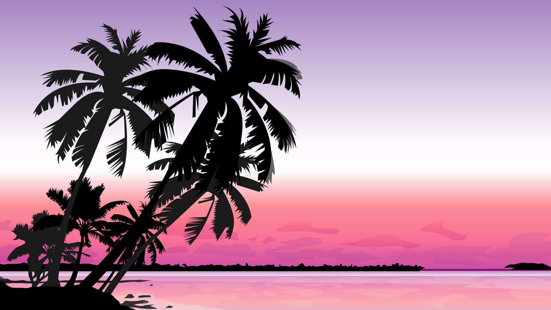 Pink Palm Tree Wallpapers - Top Free Pink Palm Tree Backgrounds