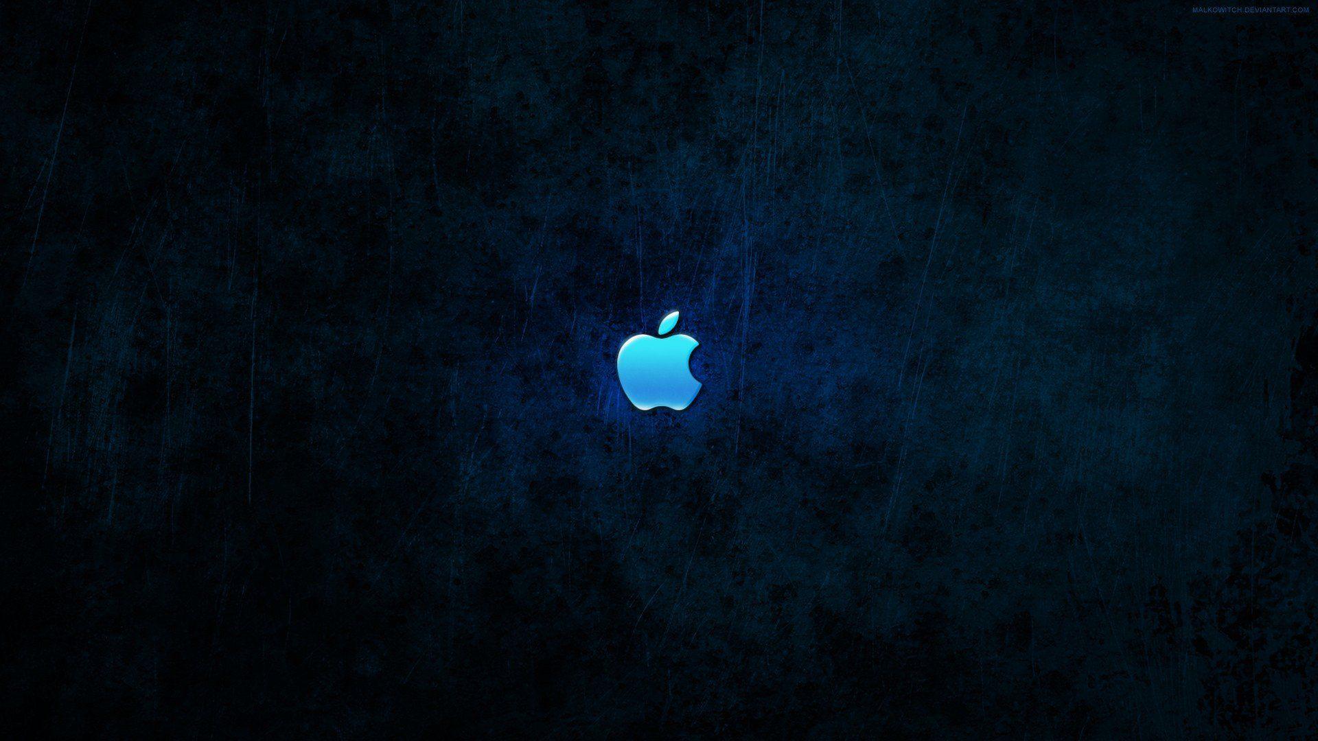 1920x1080 Blue dark Apple Inc_ iMac Mac logos wallpaperx1080