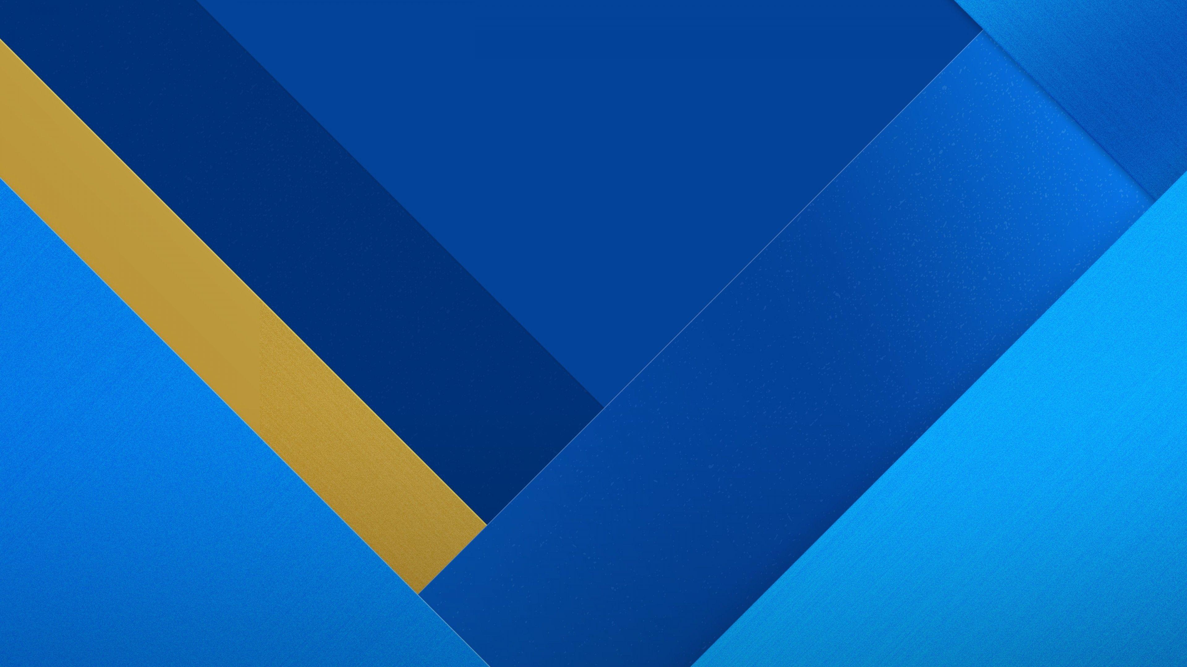 3840x2160 Desktop Wallpaper Material Design Blue Wallpaper Wallpaper & Background Download