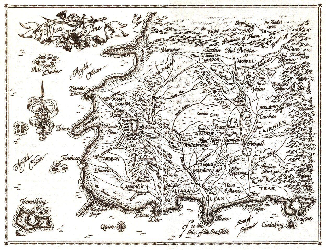 1248x957 The Wheel of Time, Map HD Wallpaper / Desktop and Mobile Image & Photo