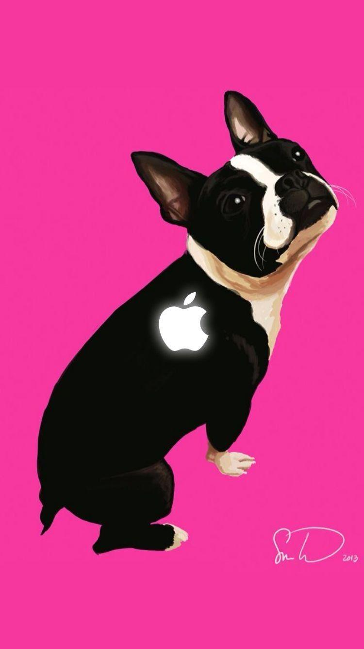 750x1335 Animal Wallpaper For Desktop HD. Animal wallpaper, Boston terrier, Boston terrier art