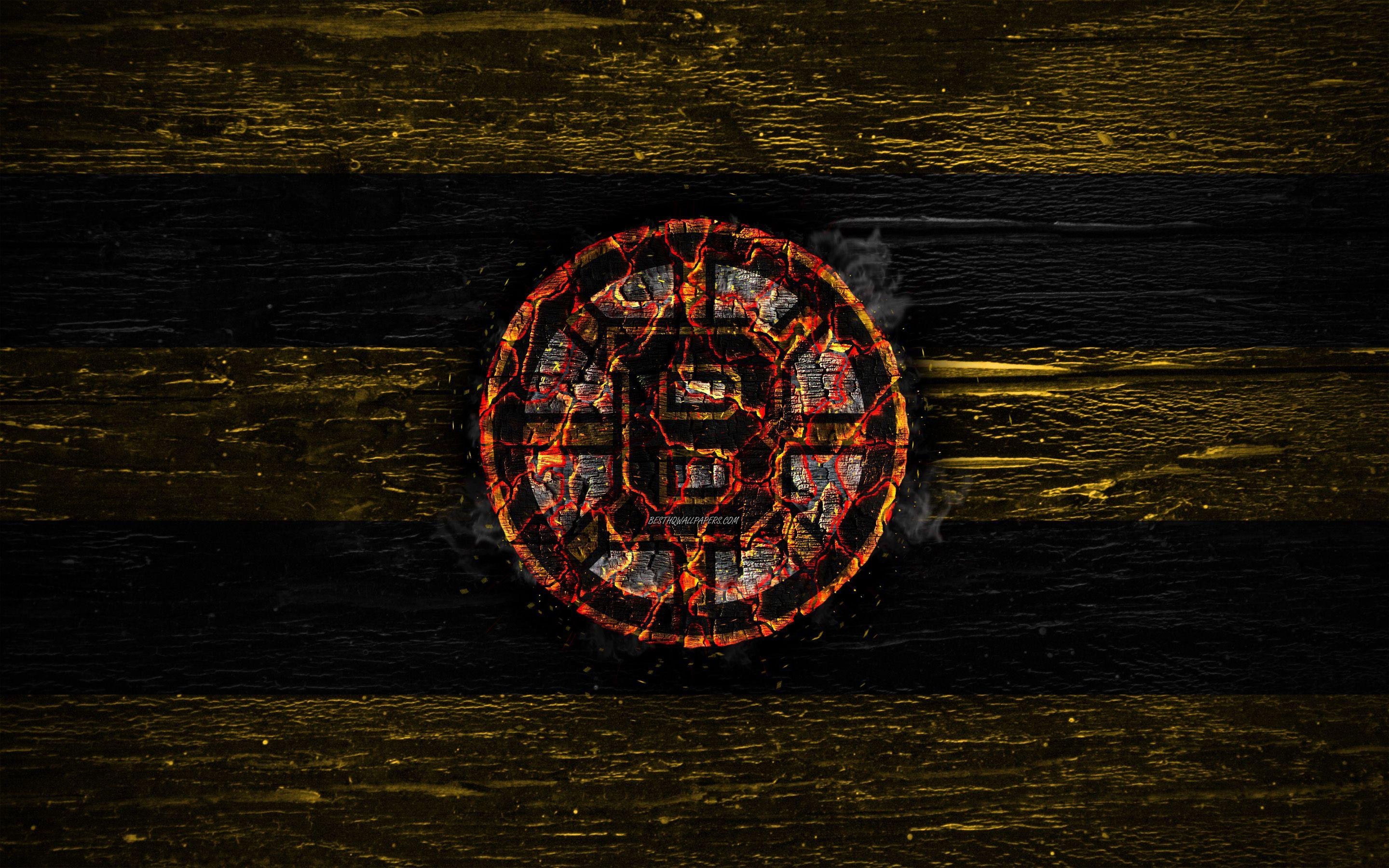 2880x1800 Tải xuống hình nền Boston Bruins, logo lửa, NHL, đường màu vàng và đen, đội khúc côn cầu Mỹ, grunge, khúc côn cầu, logo, hình nền Boston Bruins, Hội nghị phương Đông, kết cấu bằng gỗ, Hoa Kỳ cho máy tính để bàn với độ phân giải 2880x1800.  Chất lượng cao