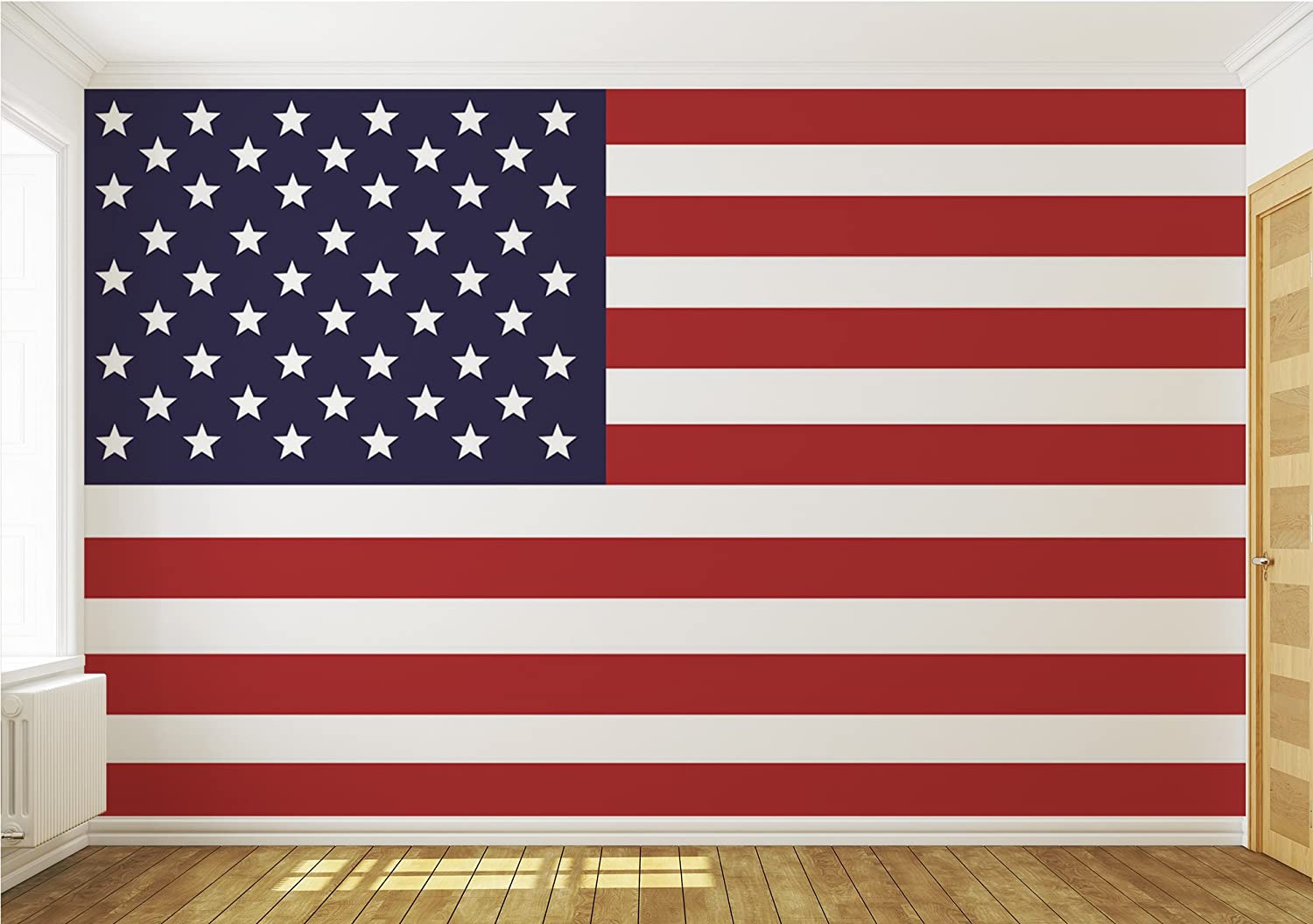 1500x1056 USA (American) Flag Wallpaper Mural